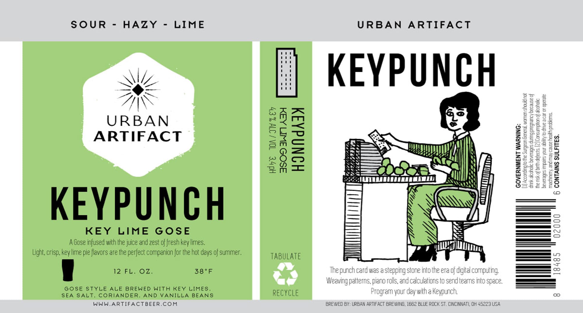 Keypunch by Urban Artifact - beer label