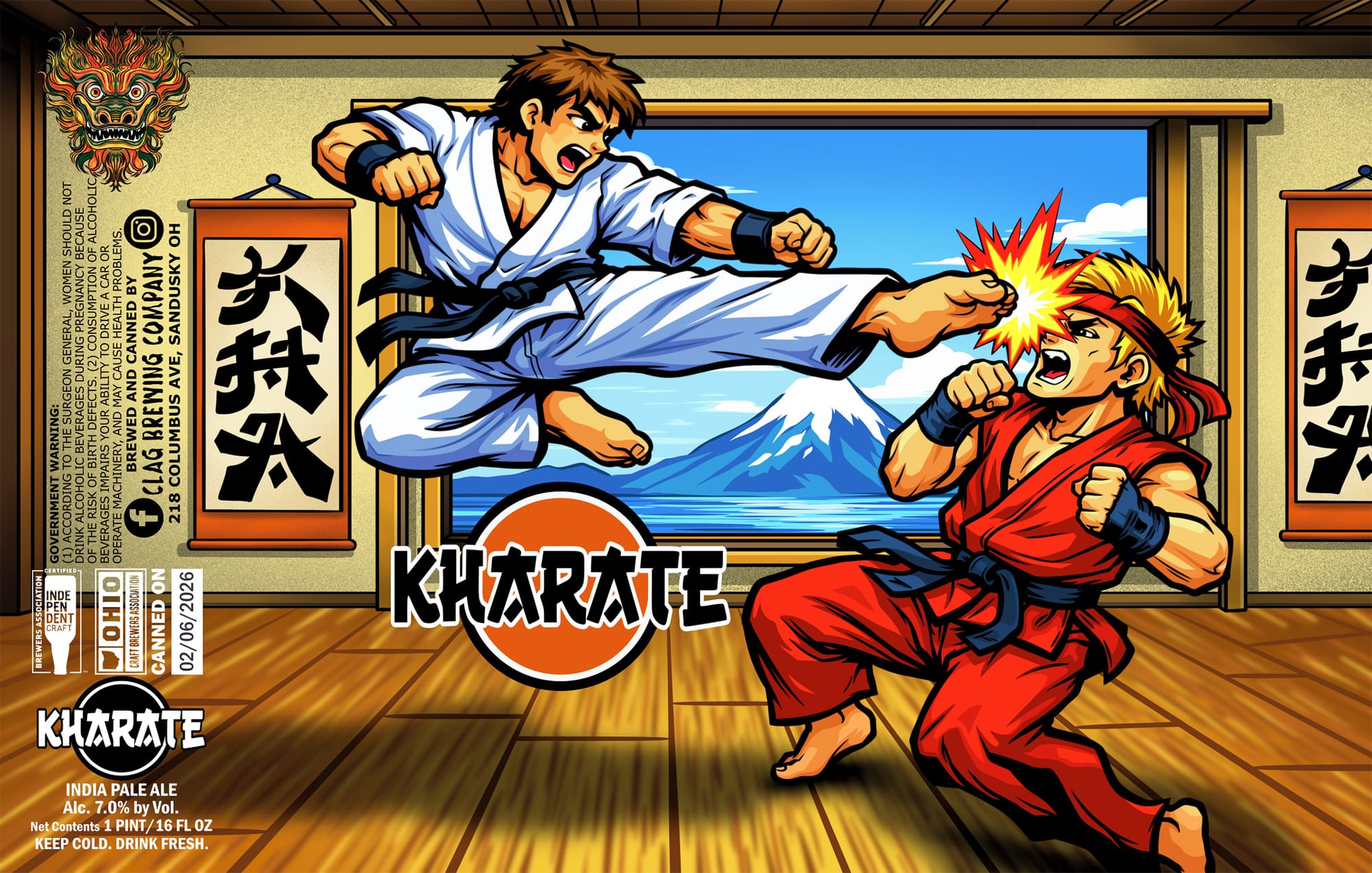 Kharate by Fat Head's Brewing Company - beer label