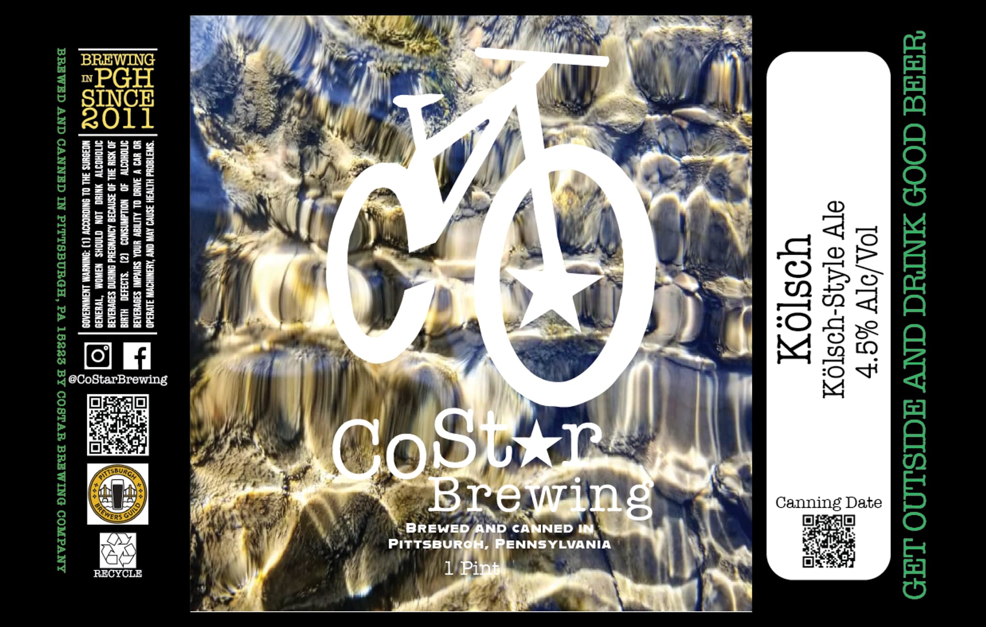 CoStar Kölsch by CoStar Brewing - beer label