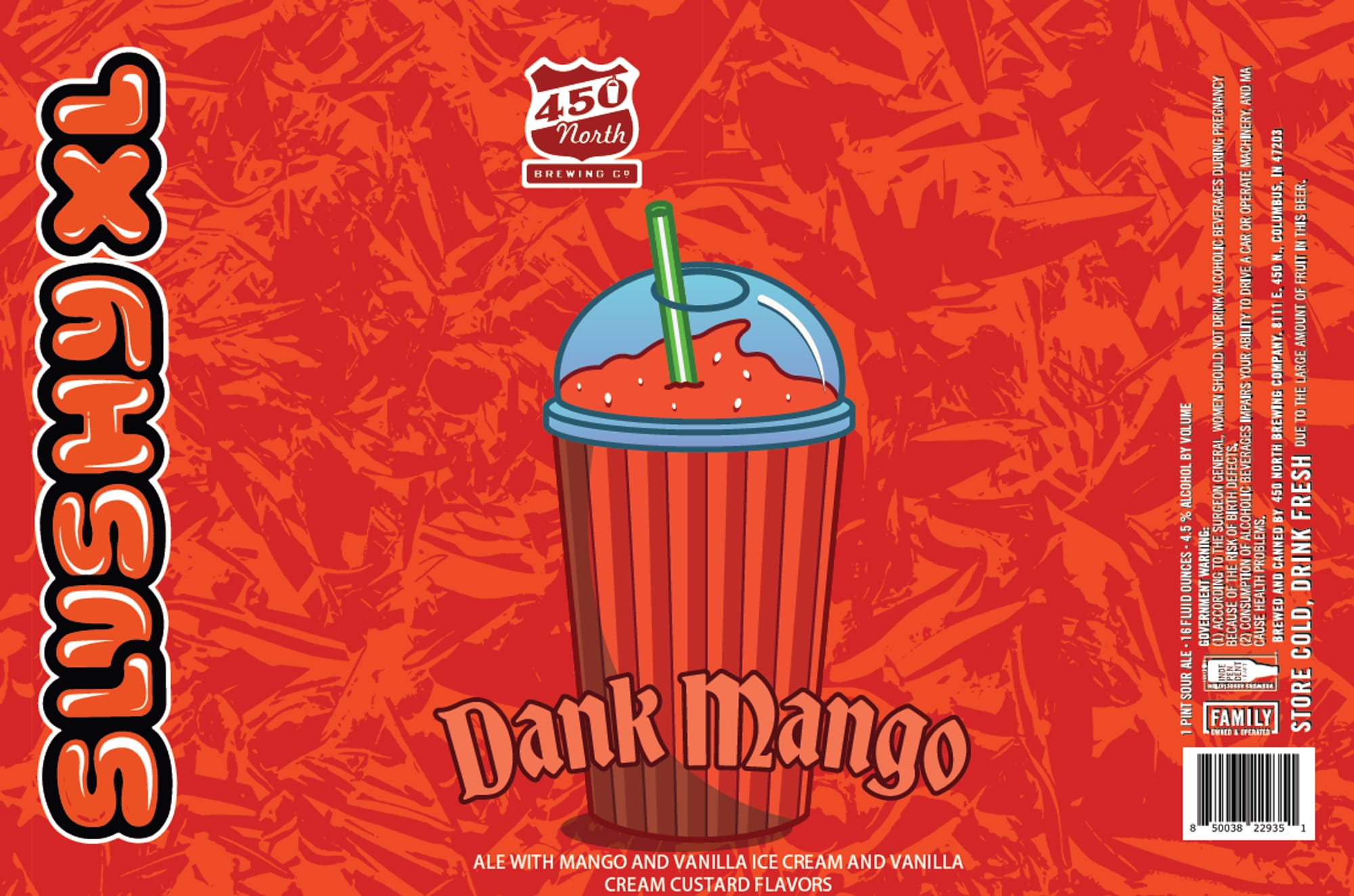 Kushy by 450 North Brewing Co. - beer label