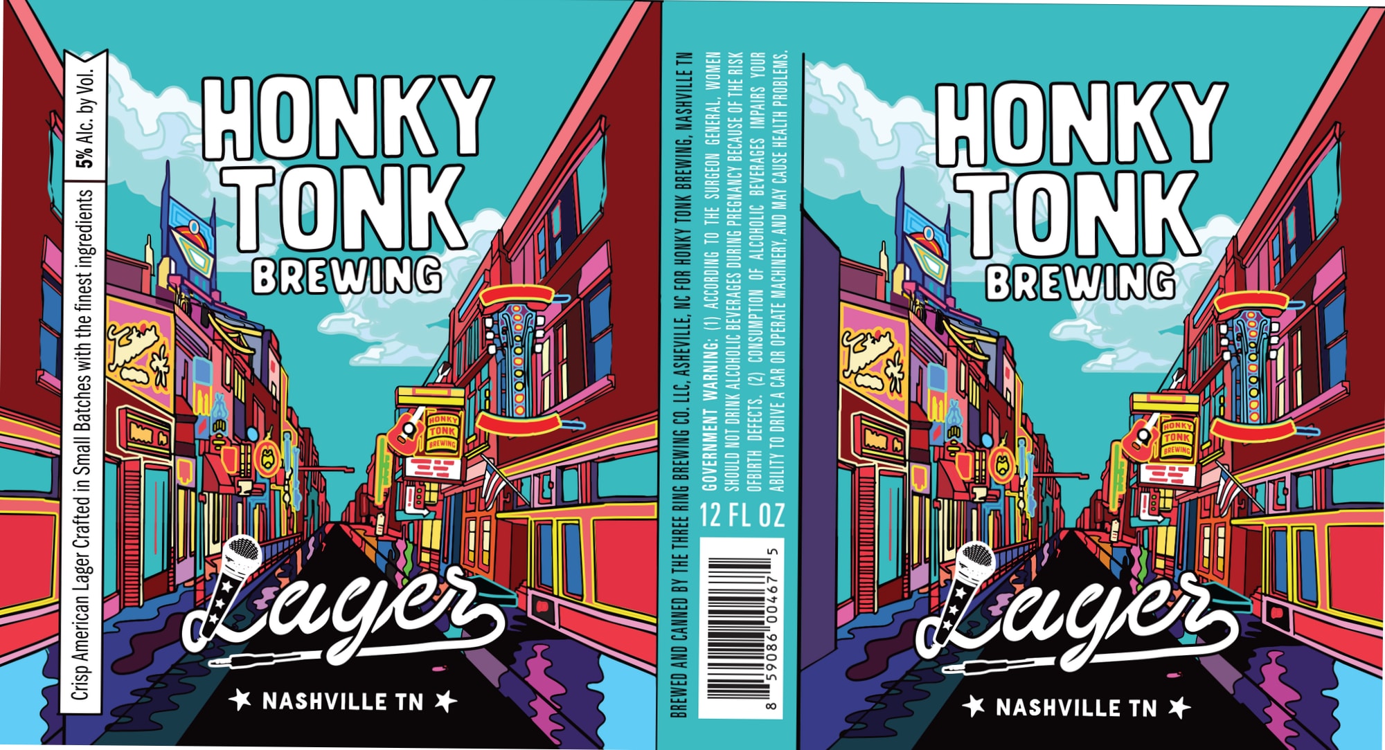 Lager by Honky Tonk Brewing - beer label