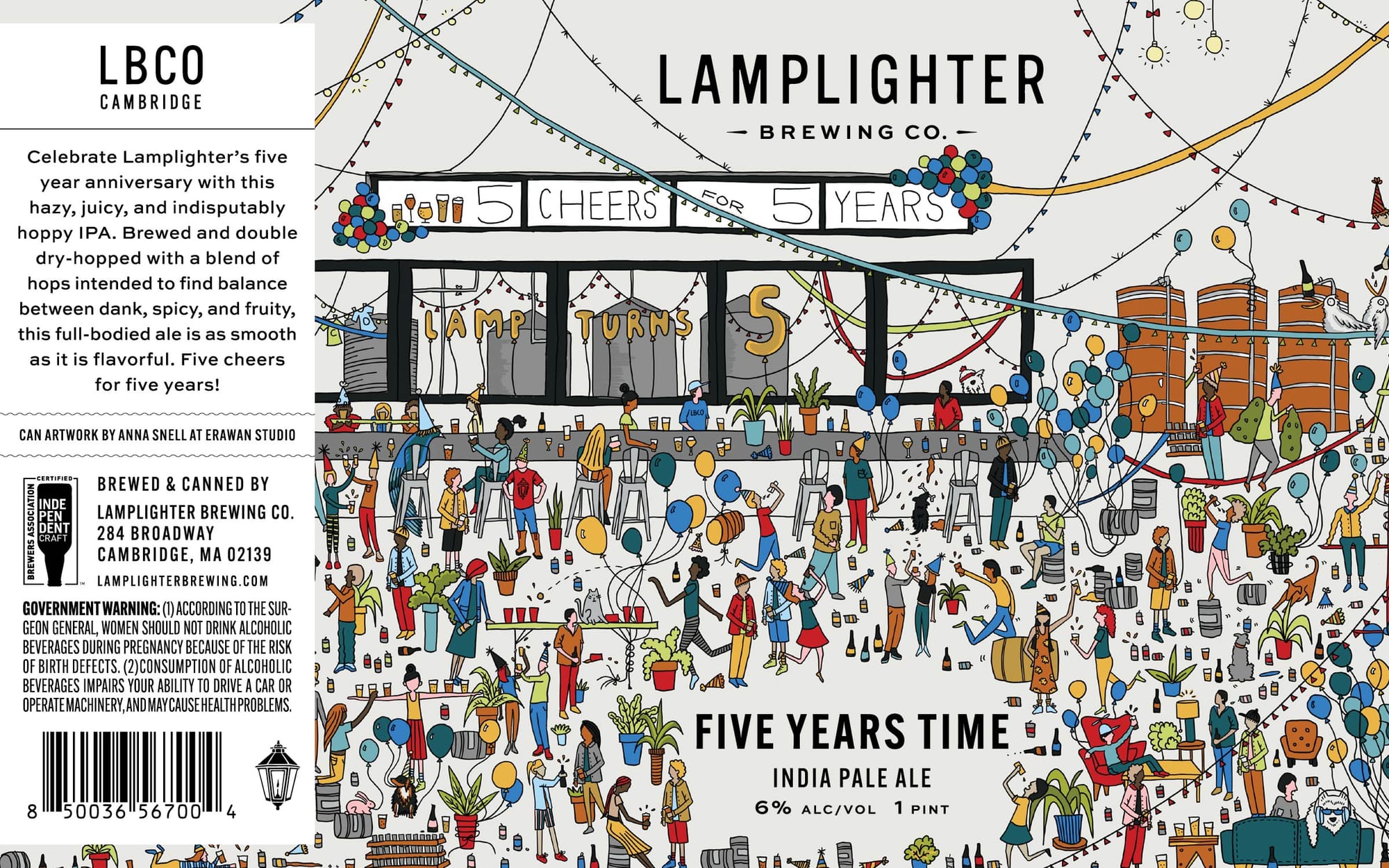 Lamplighter Time by Lamplighter Brewing Co. - beer label