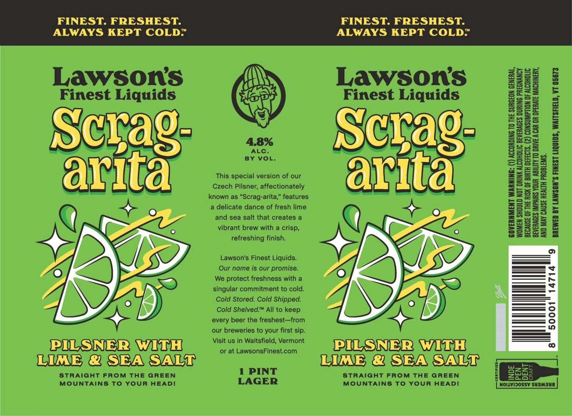 Scrag Mountain by Lawson’s Finest Liquids - beer label