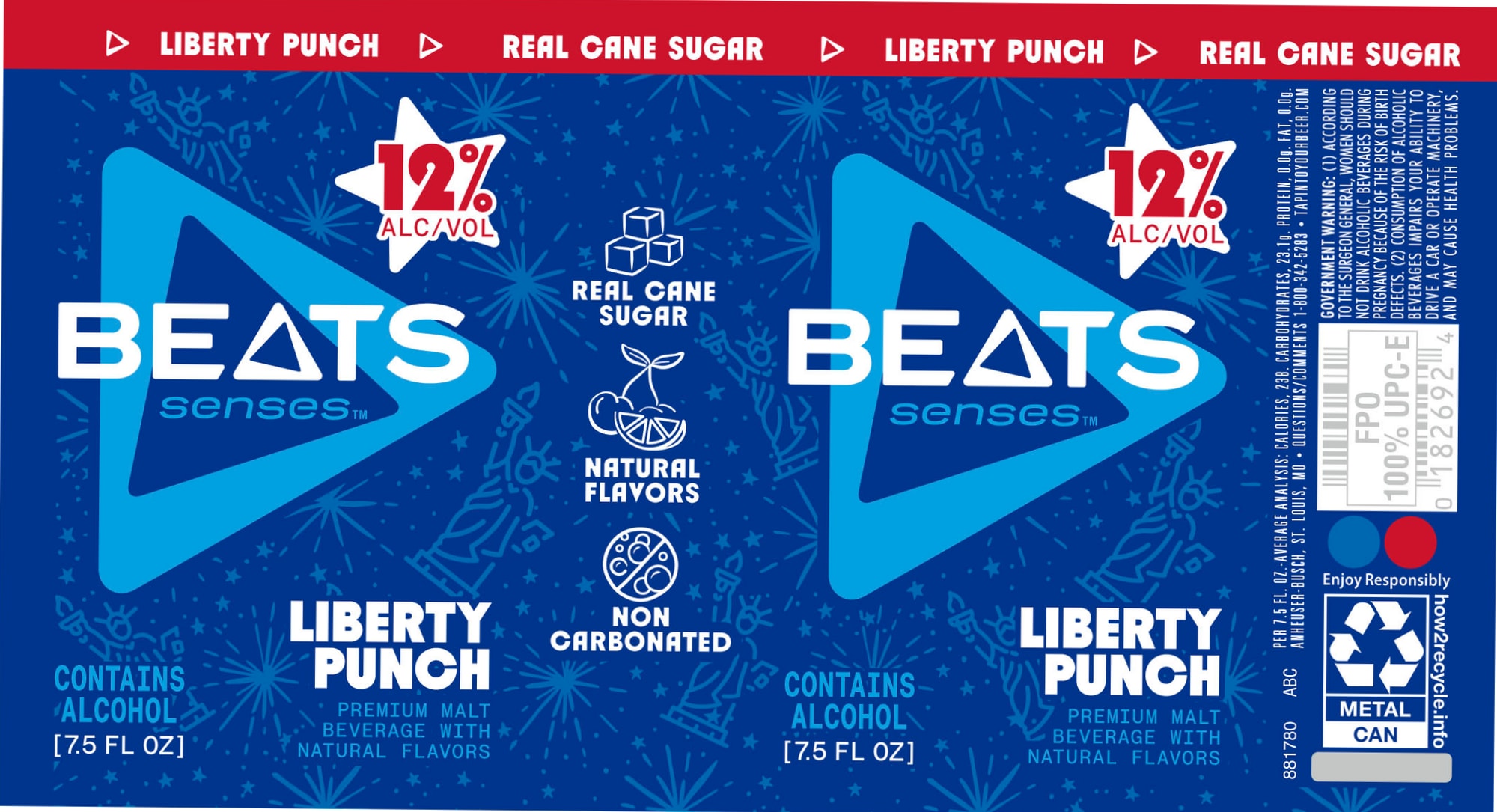 Liberty Punch by Beats senses™ - beer label