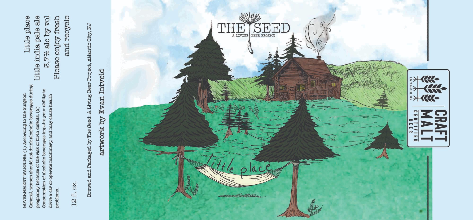 Little Place by The Seed Brewing Company - beer label