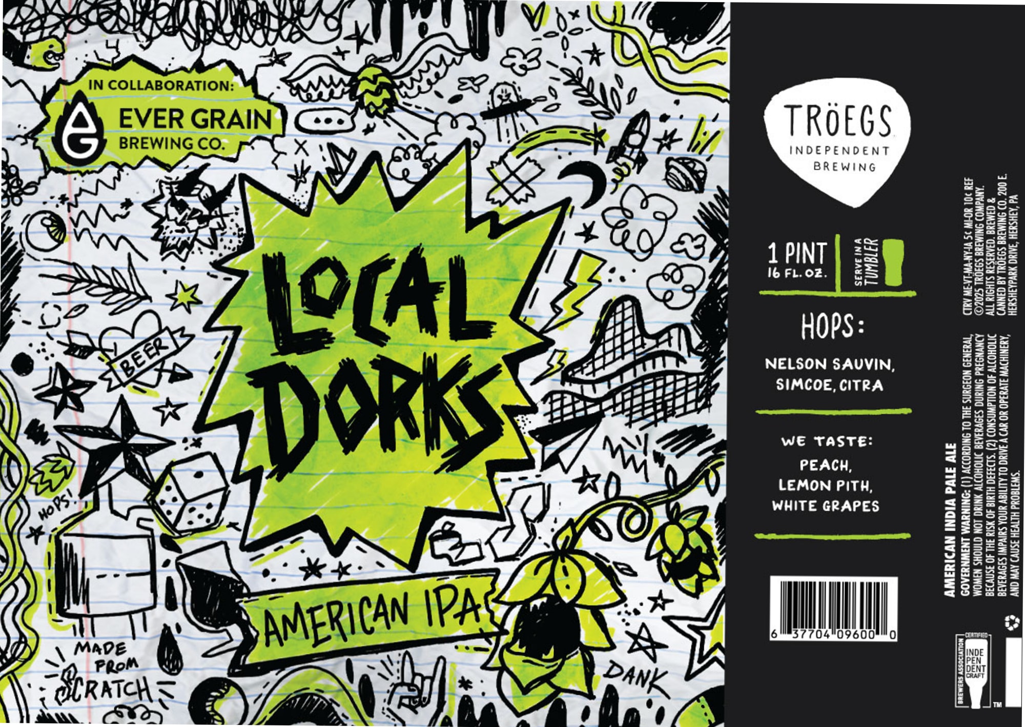 Local Dorks by Tröegs Brewing - beer label