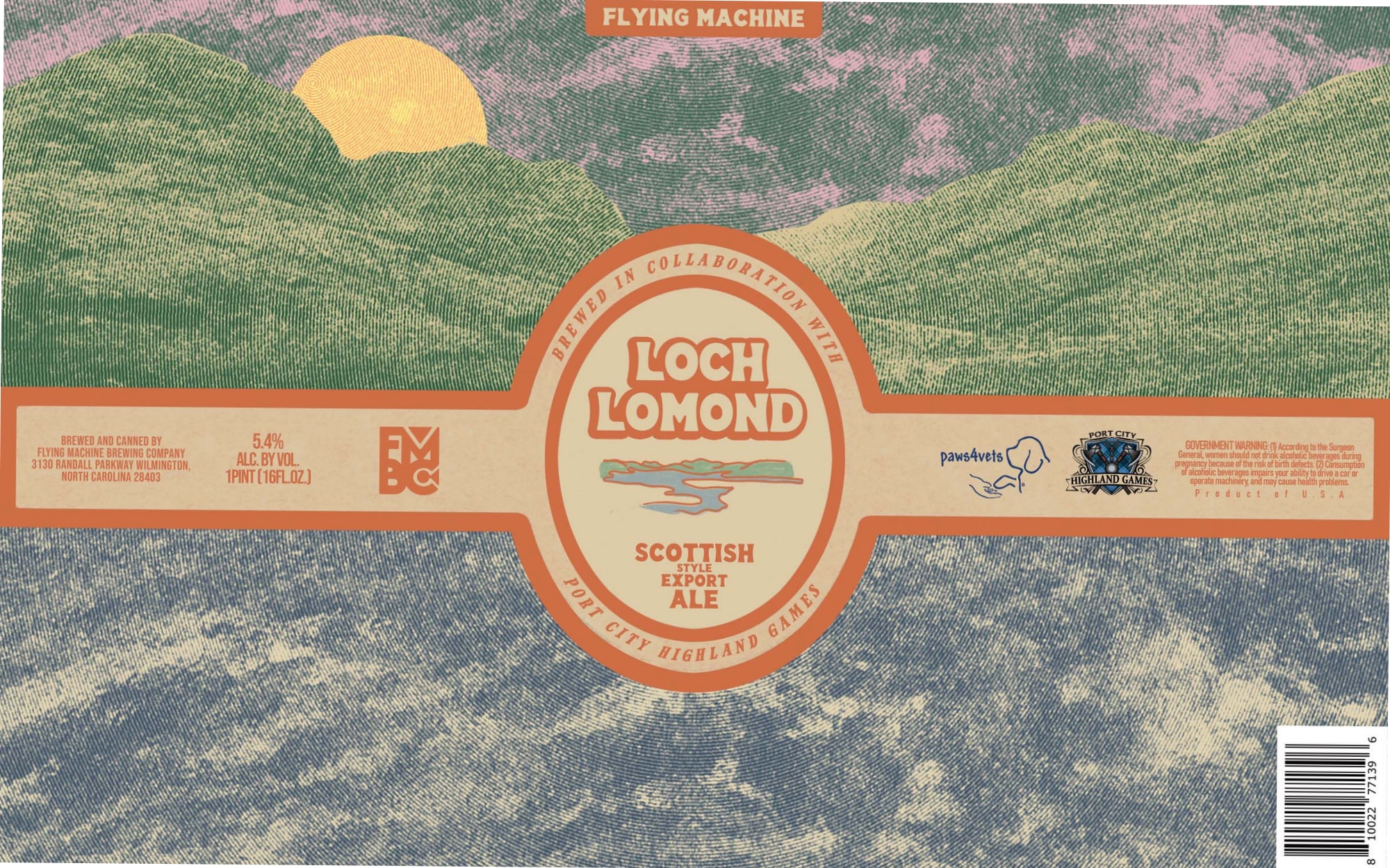 Loch Lomond by Flying Machine Brewing Company - beer label