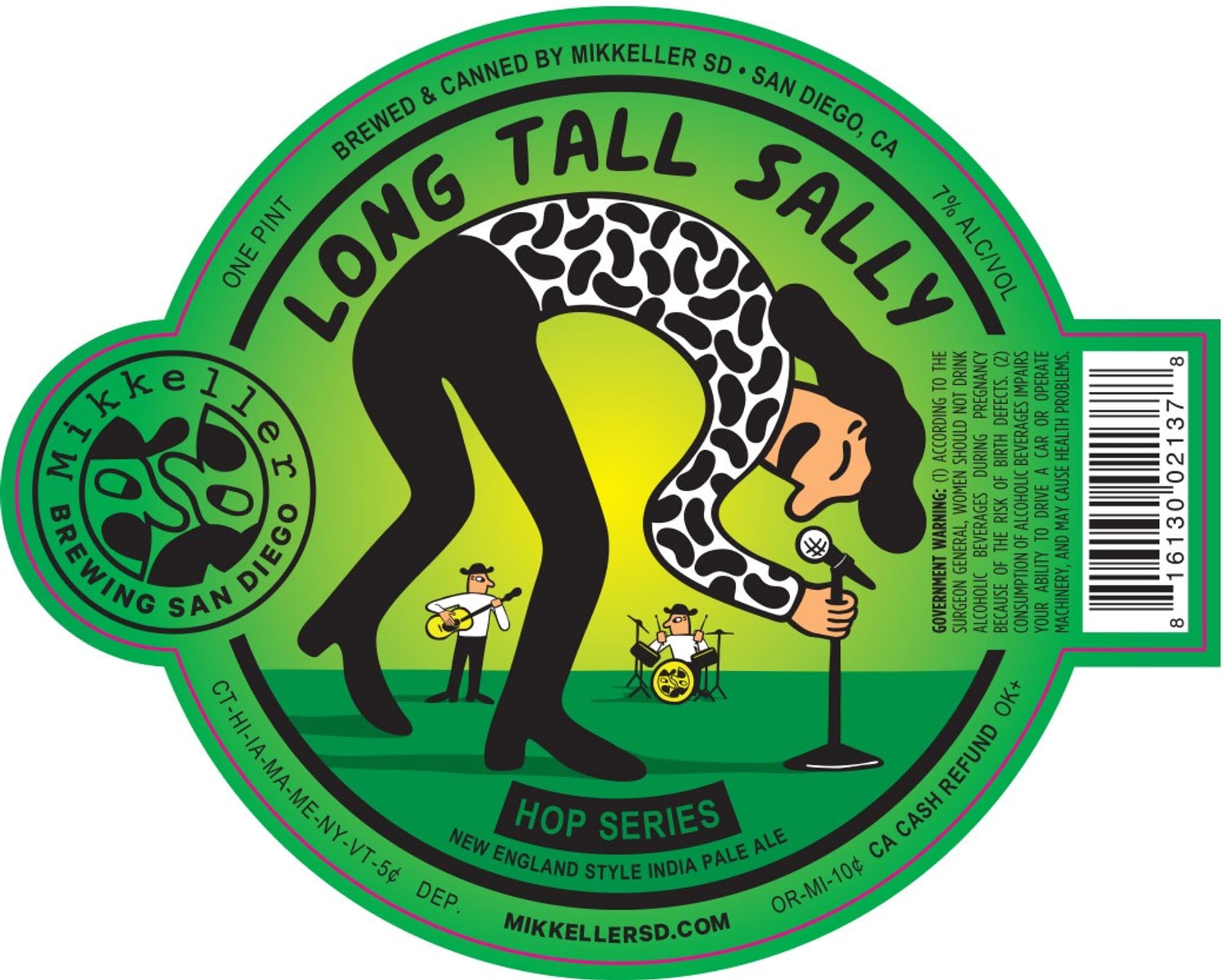 Long Sally by Mikkeller San Diego - beer label