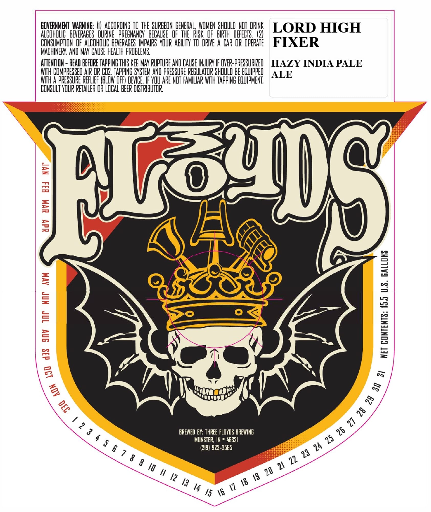 Lord High Fixer by Three Floyds Brewing - beer label
