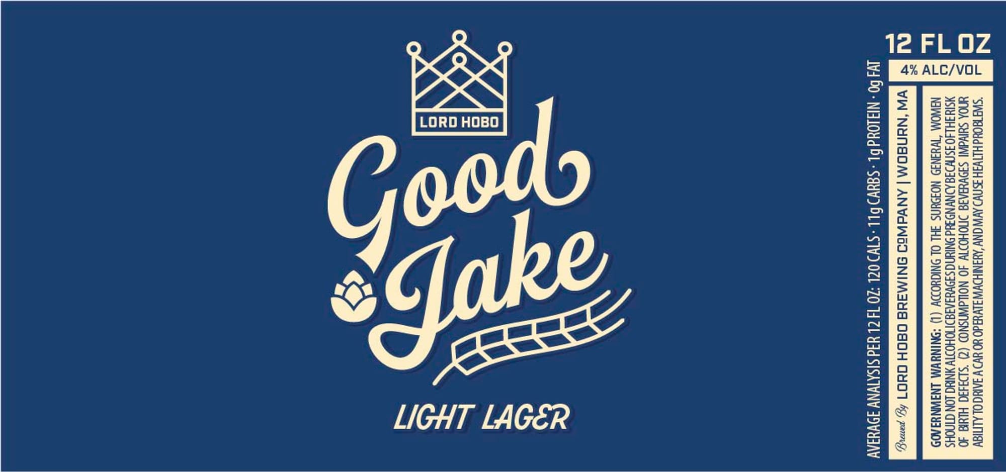 Good Jake by Lord Hobo Brewing Company - beer label