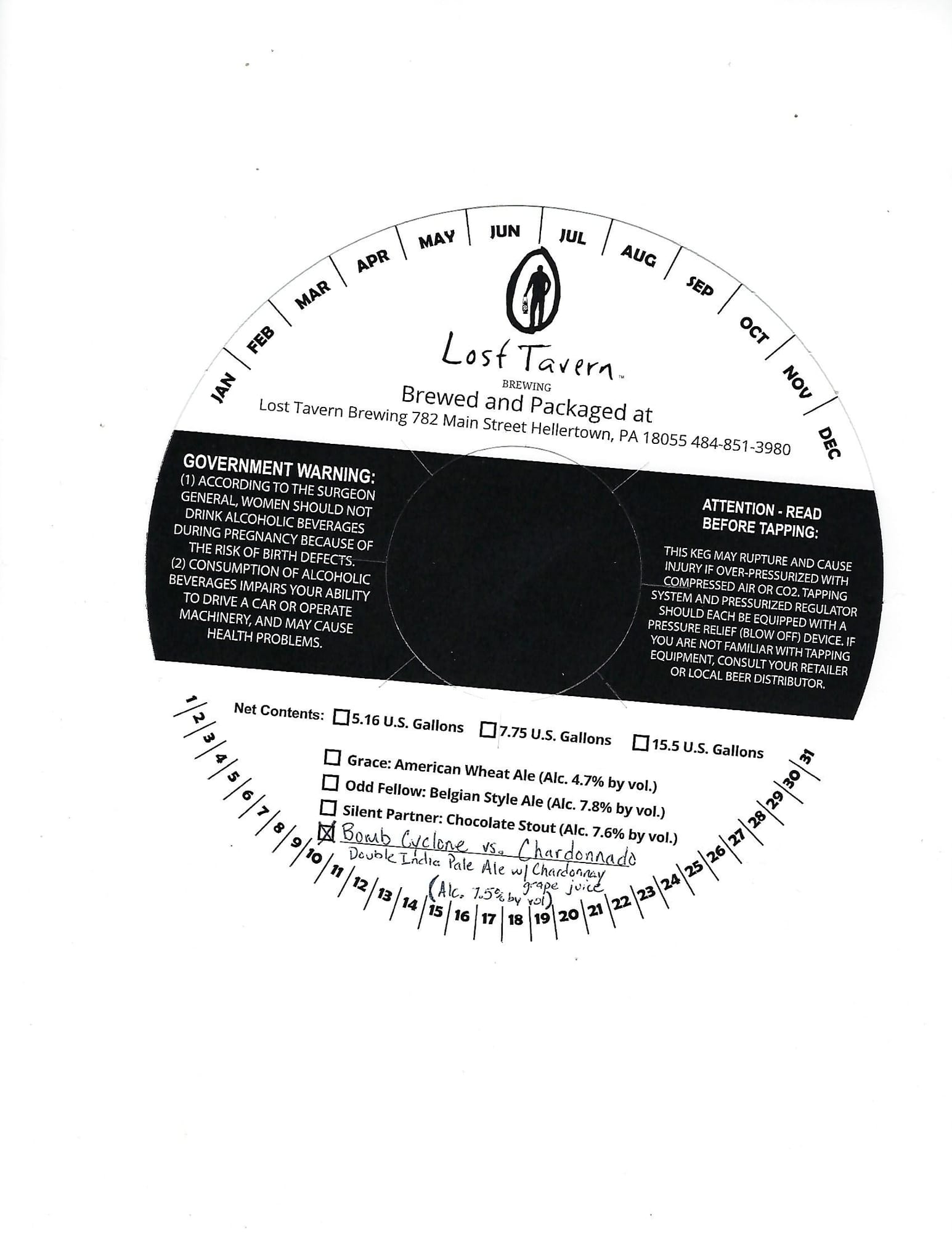 Odd Fellow by Lost Tavern Brewing - beer label