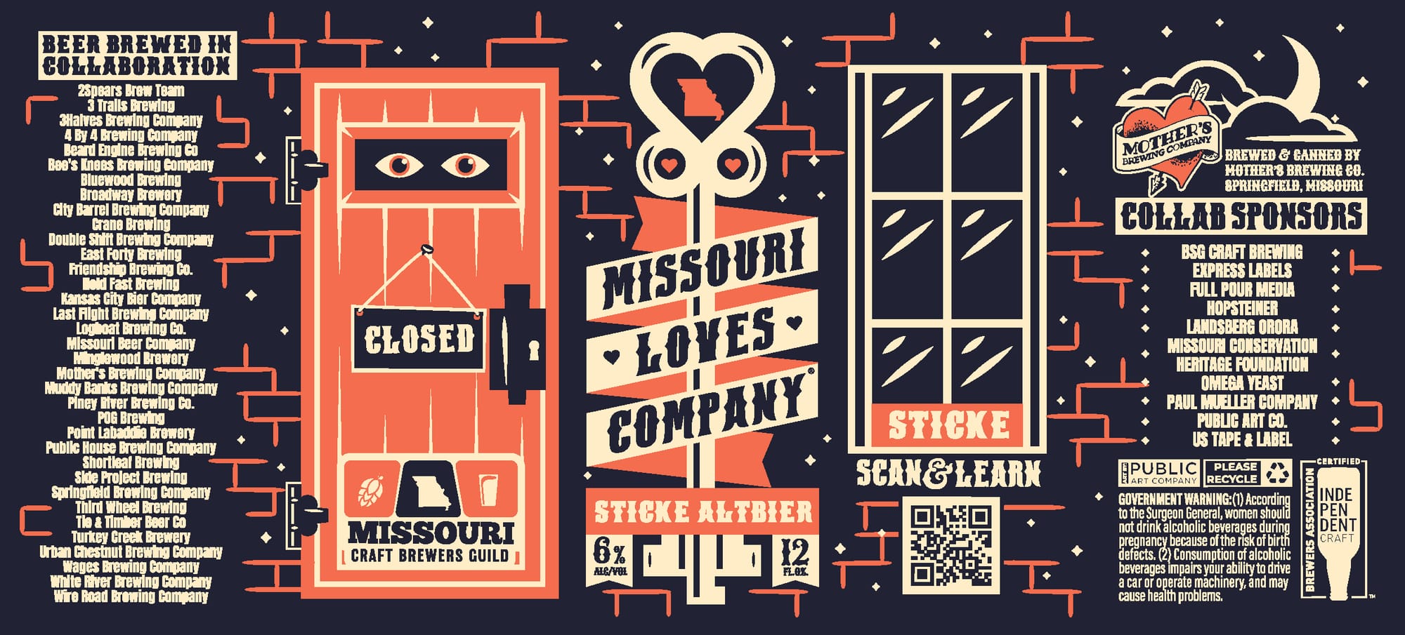 Loves Company Sticke Altbier by Mother’s Brewing Co. - beer label