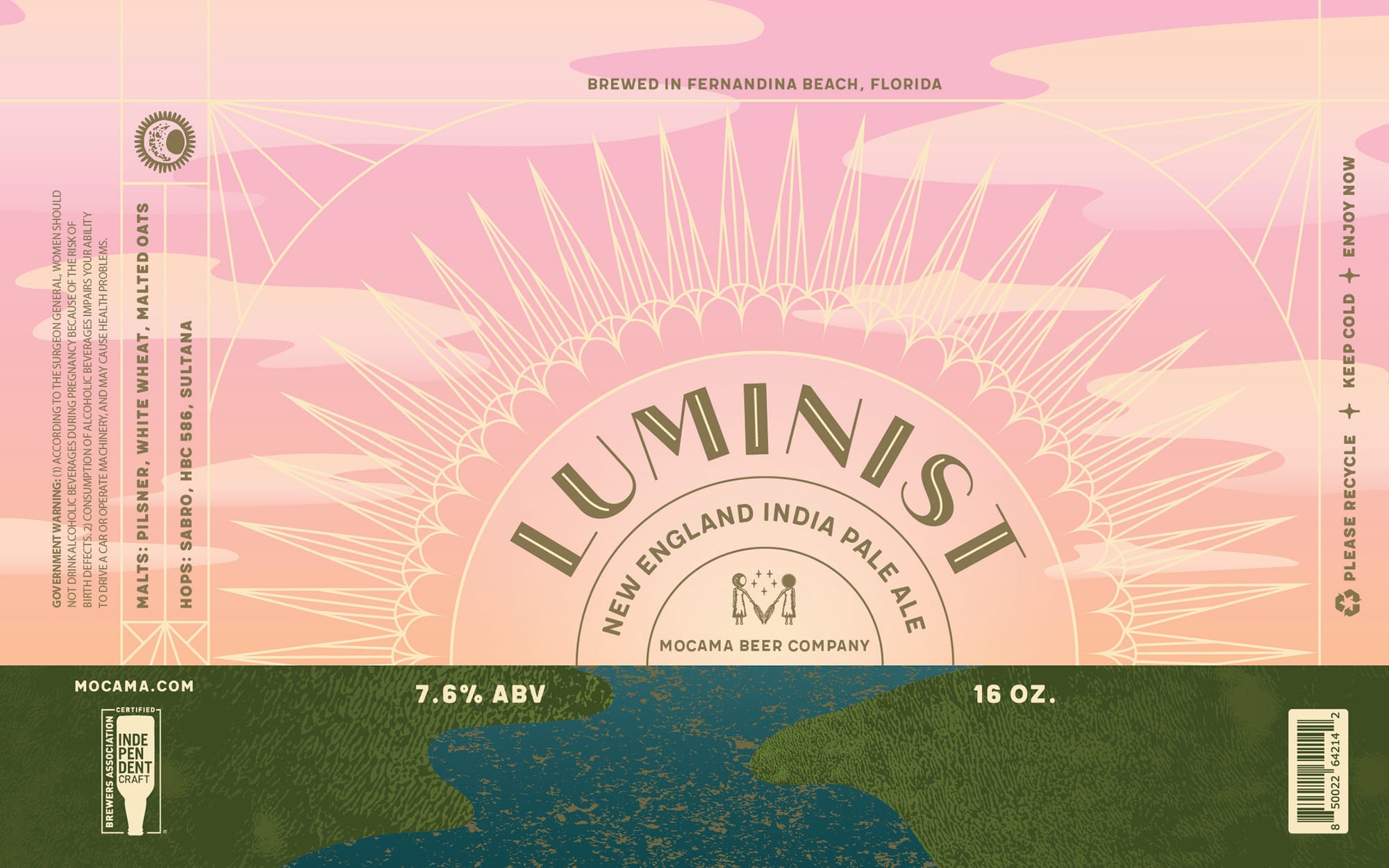 Luminist by Mocama Beer Company - beer label