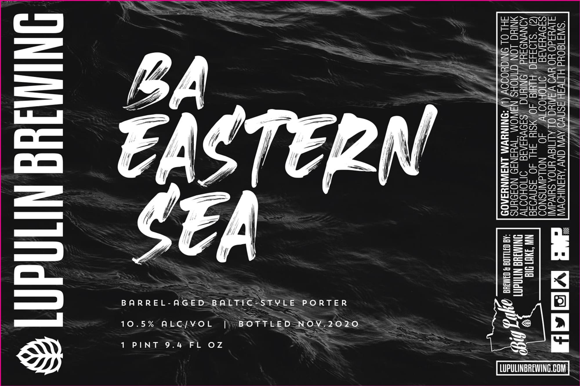 Eastern Sea by Lupulin Brewing - beer label