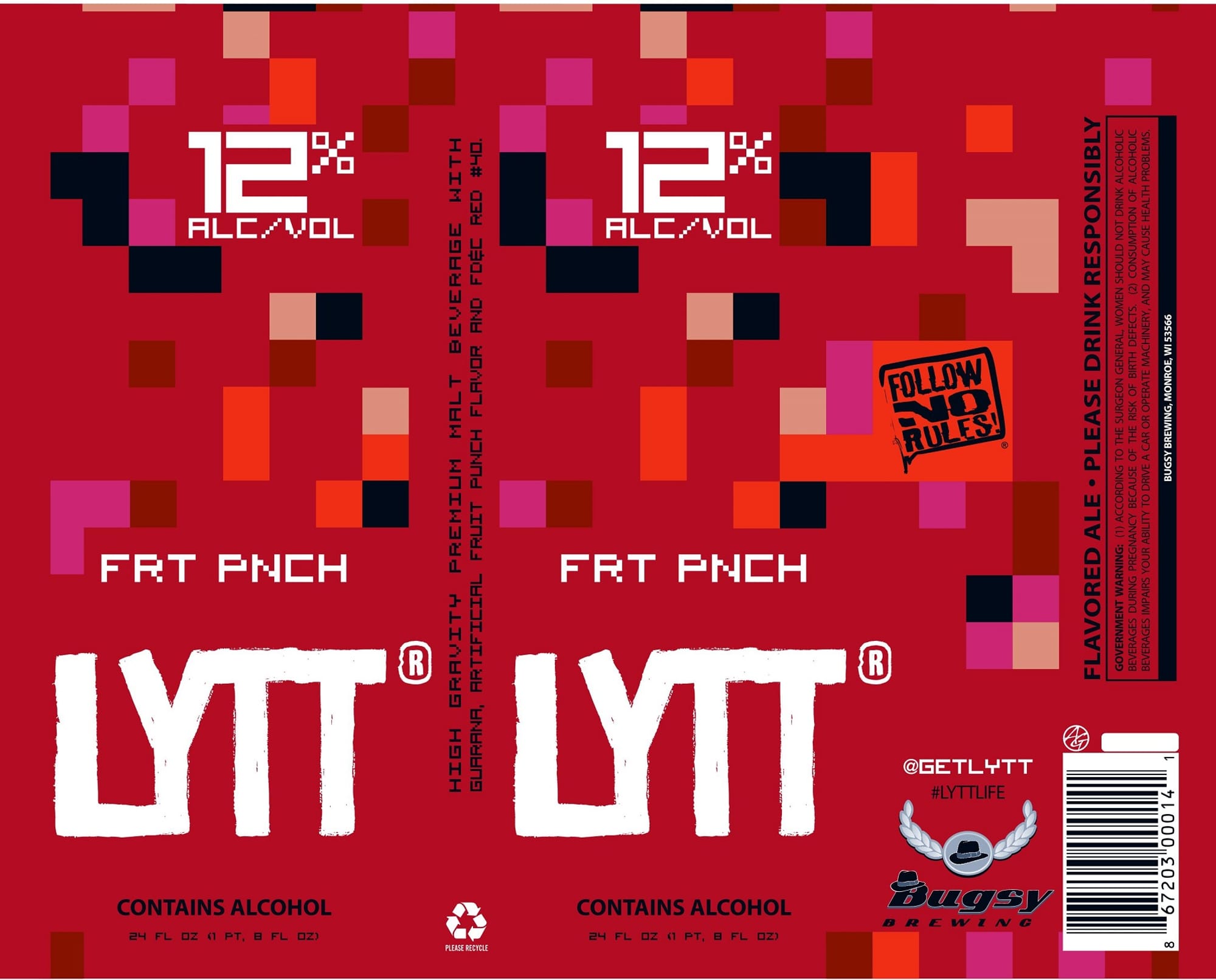 Lytt Lytt by Bugsy Brewing - beer label