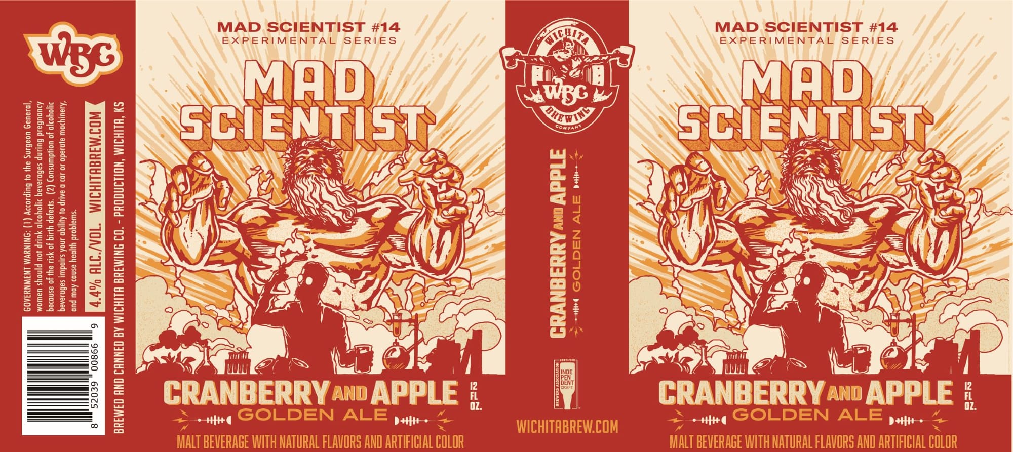 Mad Scientist #14 by Wichita Brewing Co. - beer label