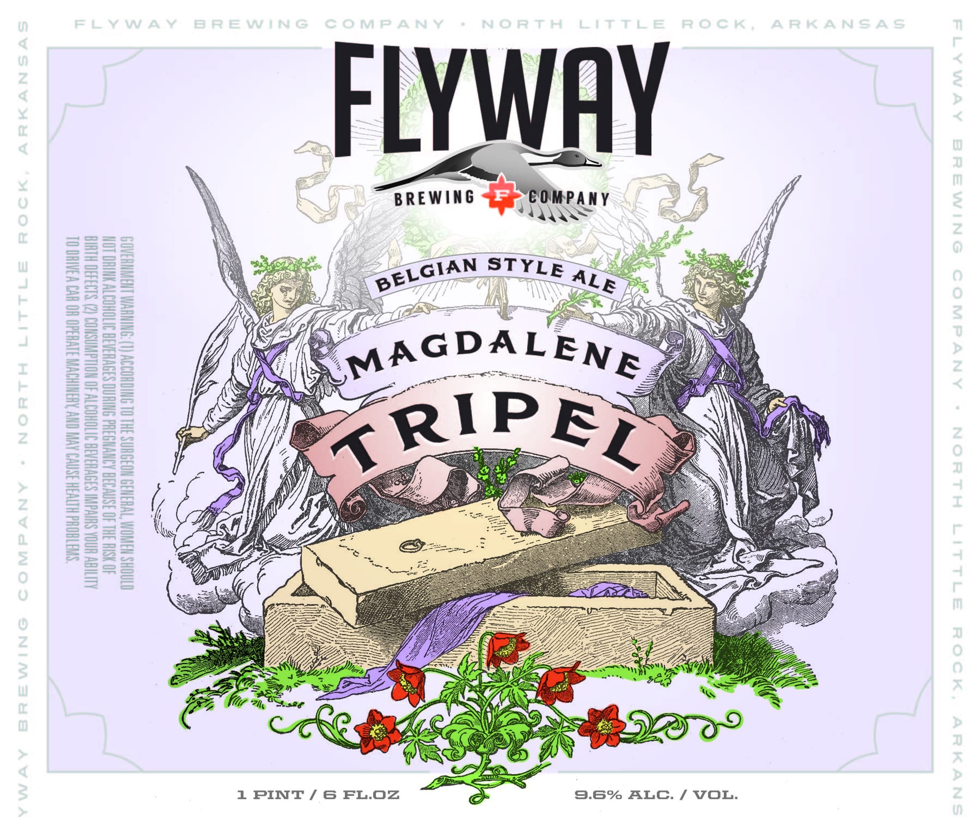Magdalene Tripel by Flyway Brewing Company - beer label