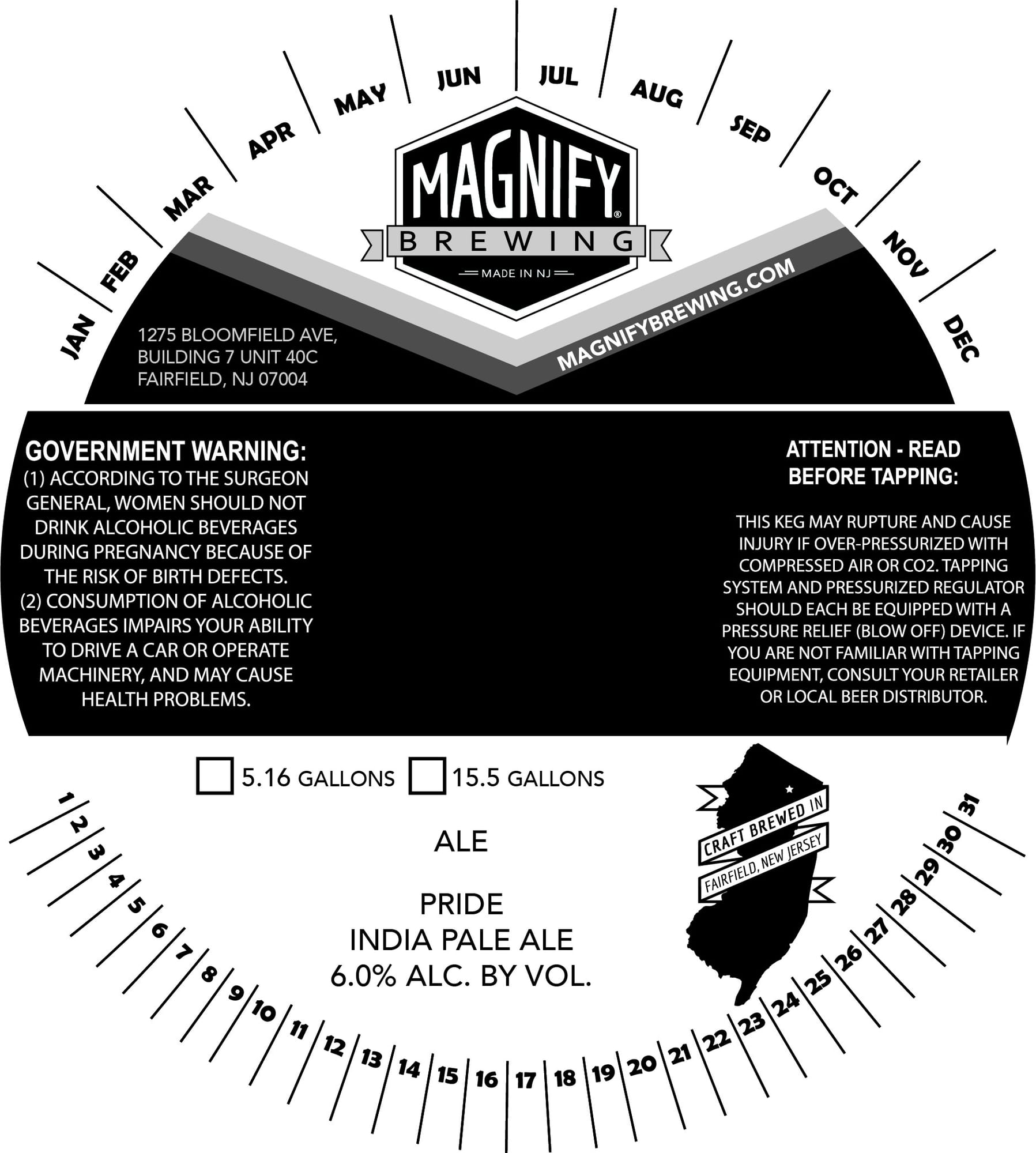 Pride by Magnify Brewing - beer label