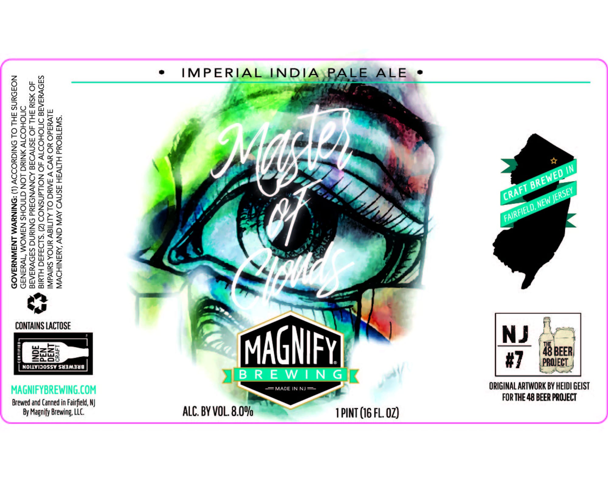 #7 by Magnify Brewing - beer label