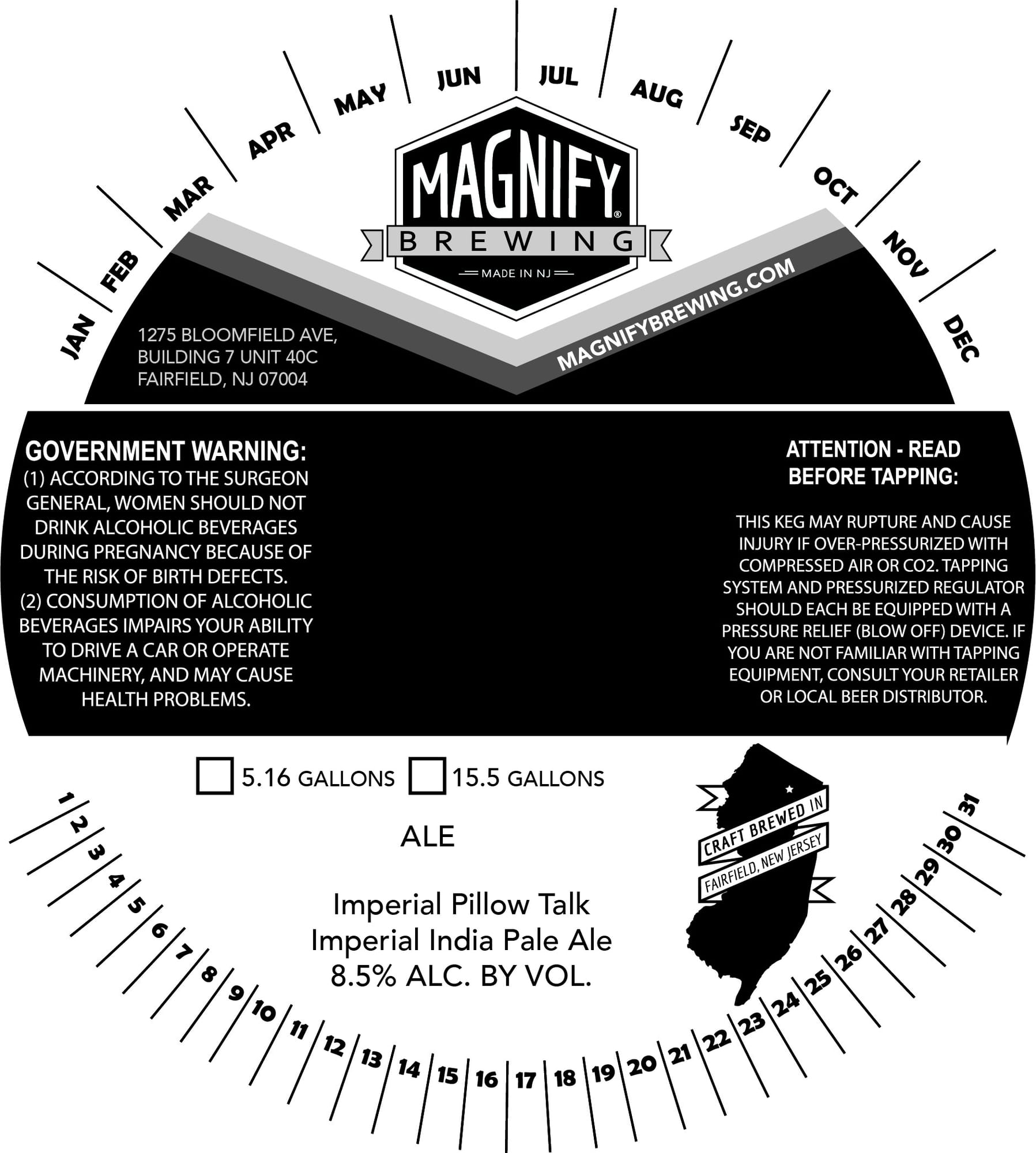 Imperial Pillow Talk by Magnify Brewing - beer label