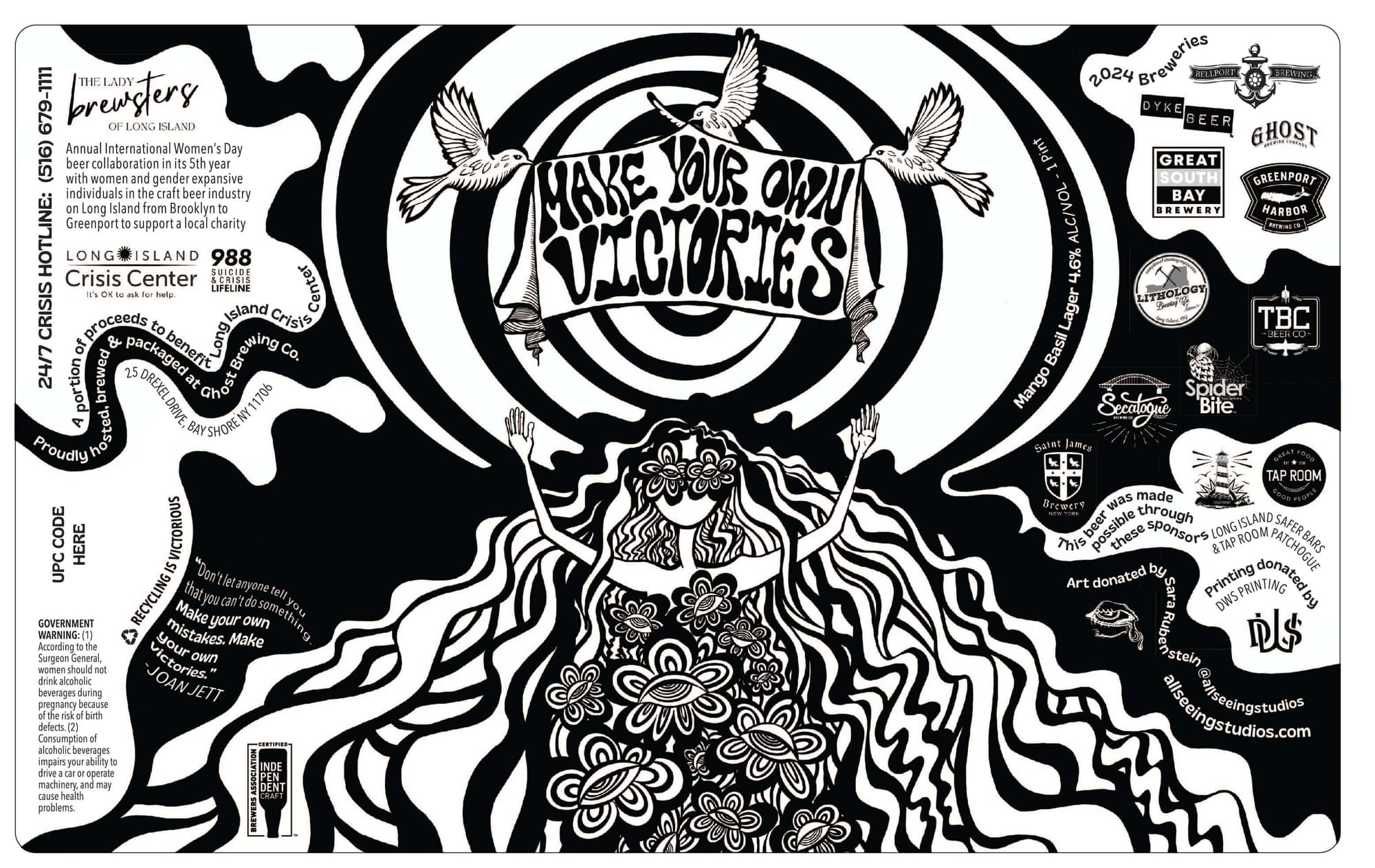 Make Your Own Alchemy by The Lady Brewers of Long Island - beer label