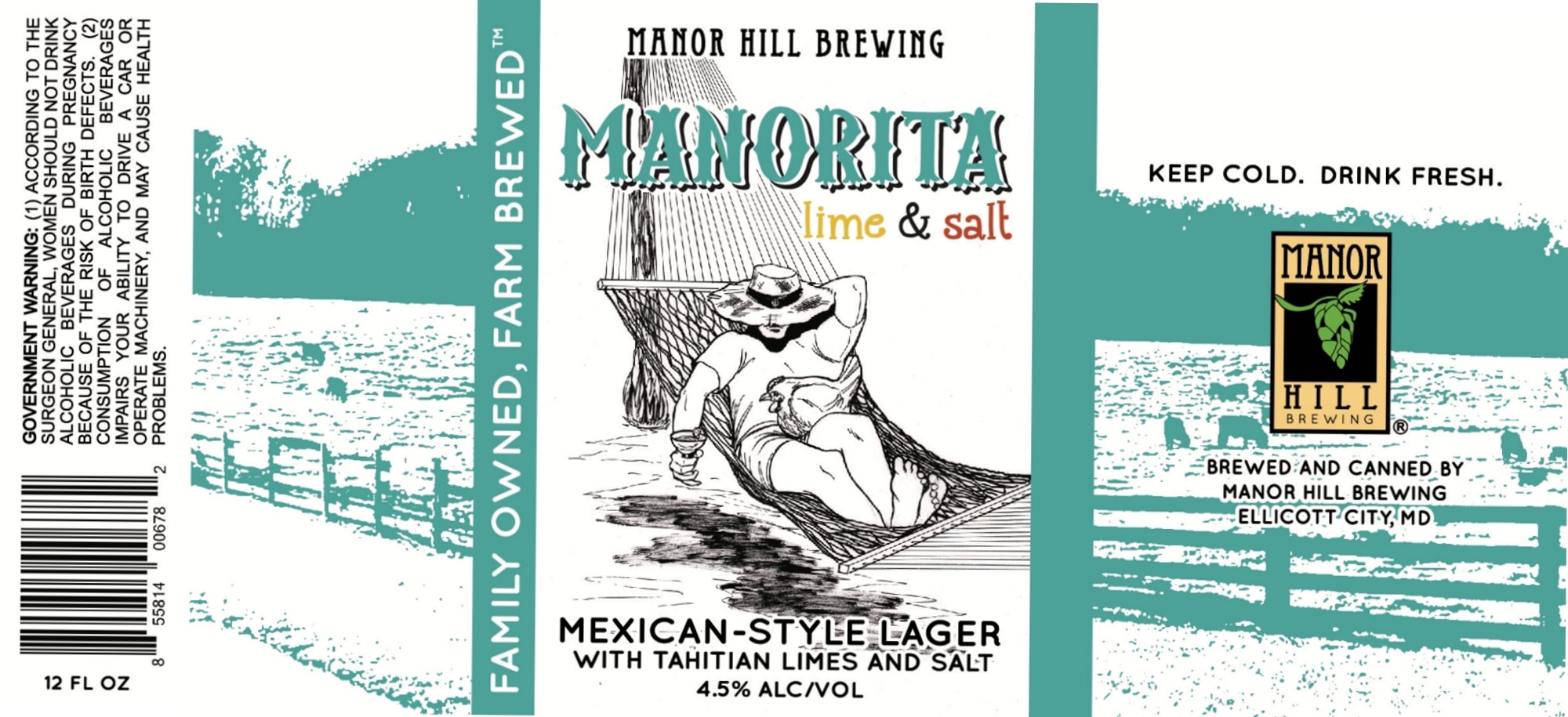 Manortia by Manor Hill Brewing - beer label