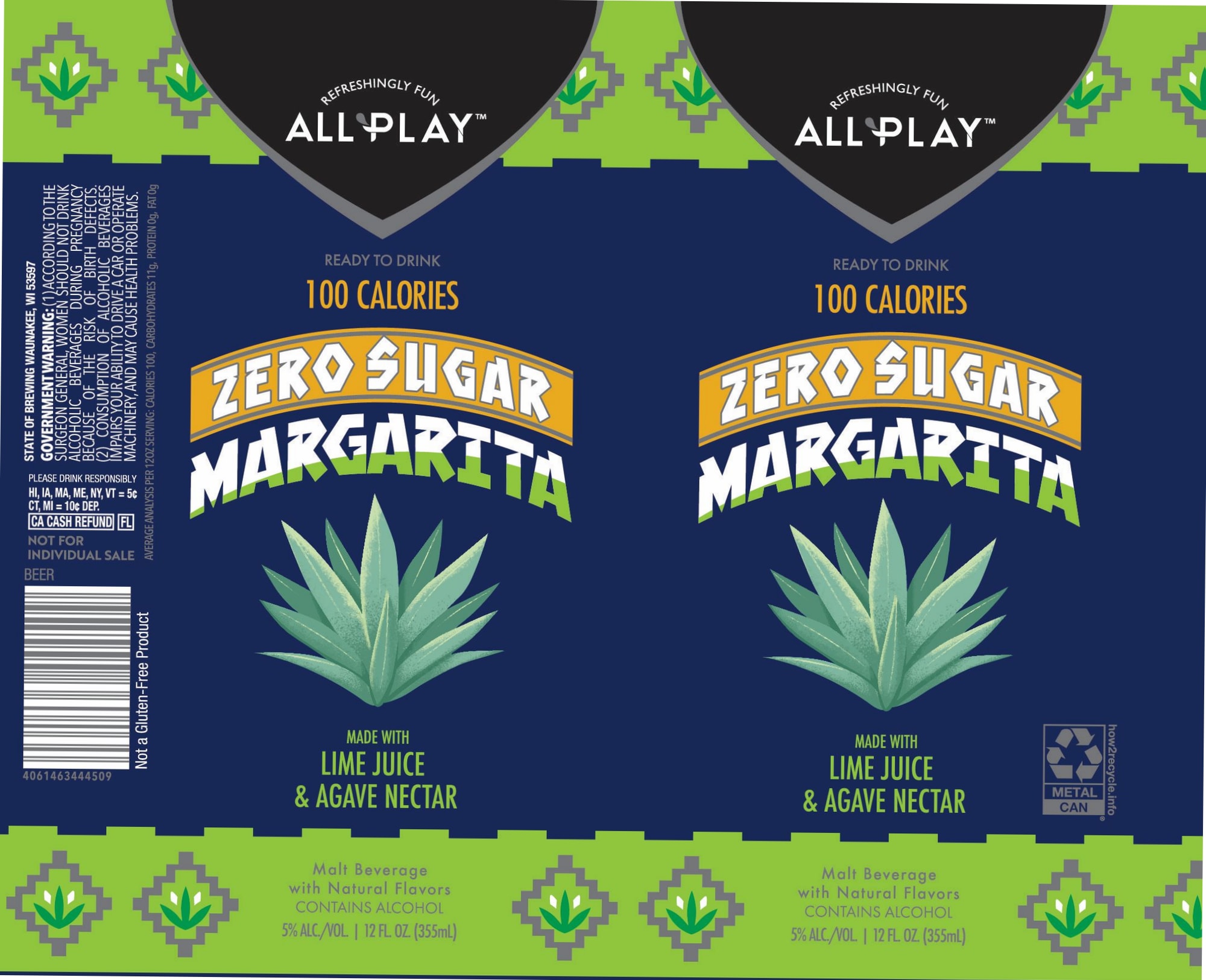 Margarita by All Play - beer label