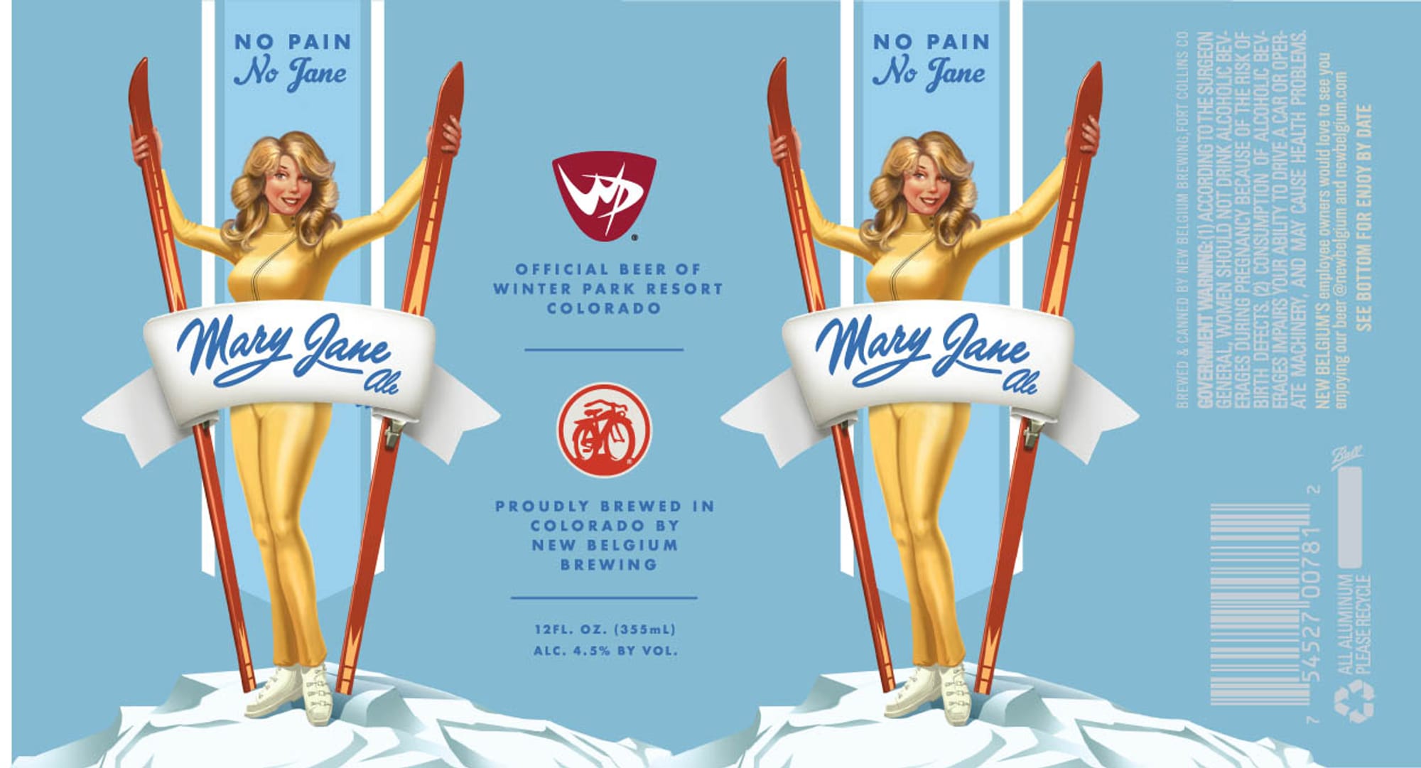 Mary Jane Ale by New Belgium Brewing - beer label