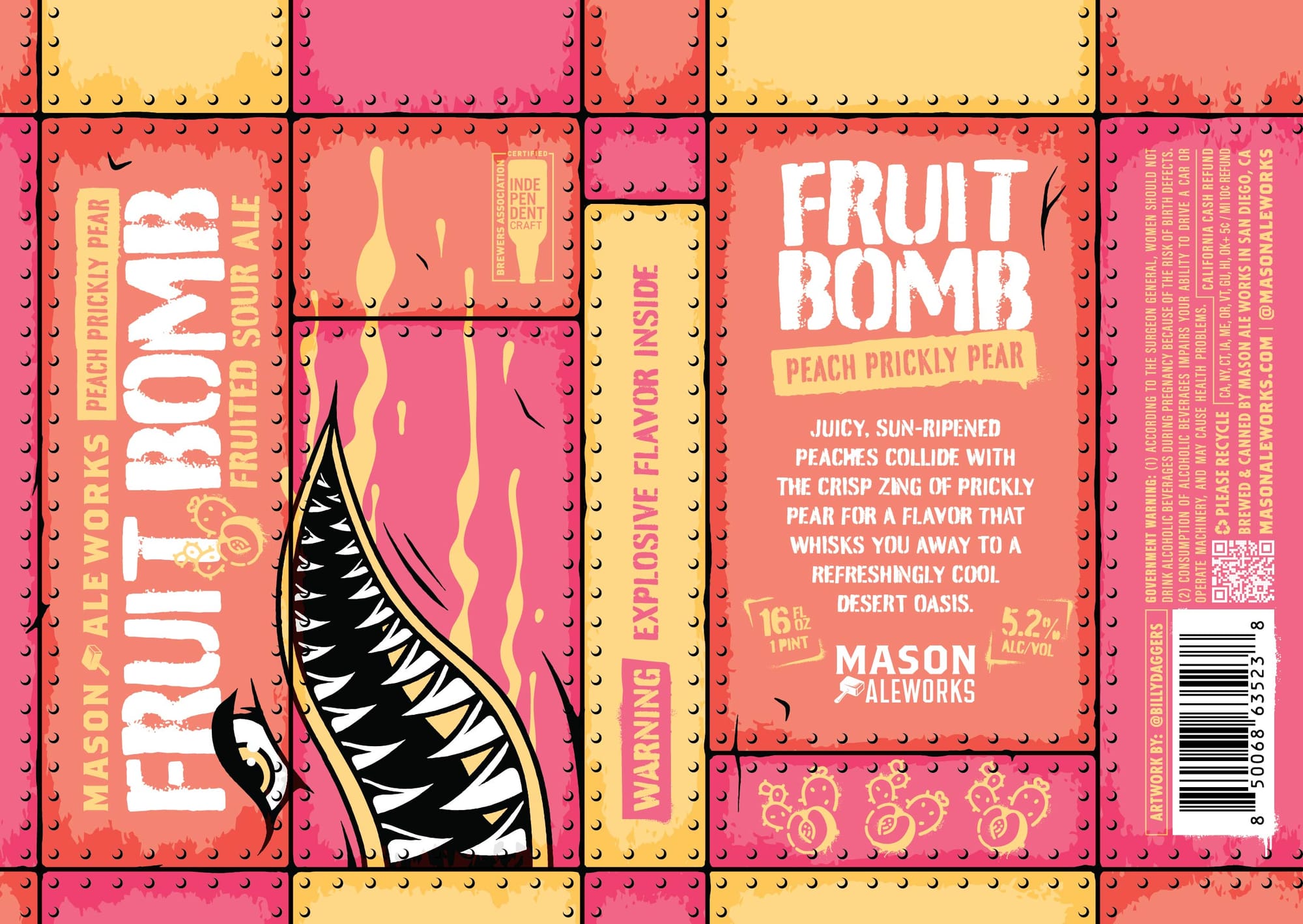 Fruit Bomb by Mason Aleworks - beer label