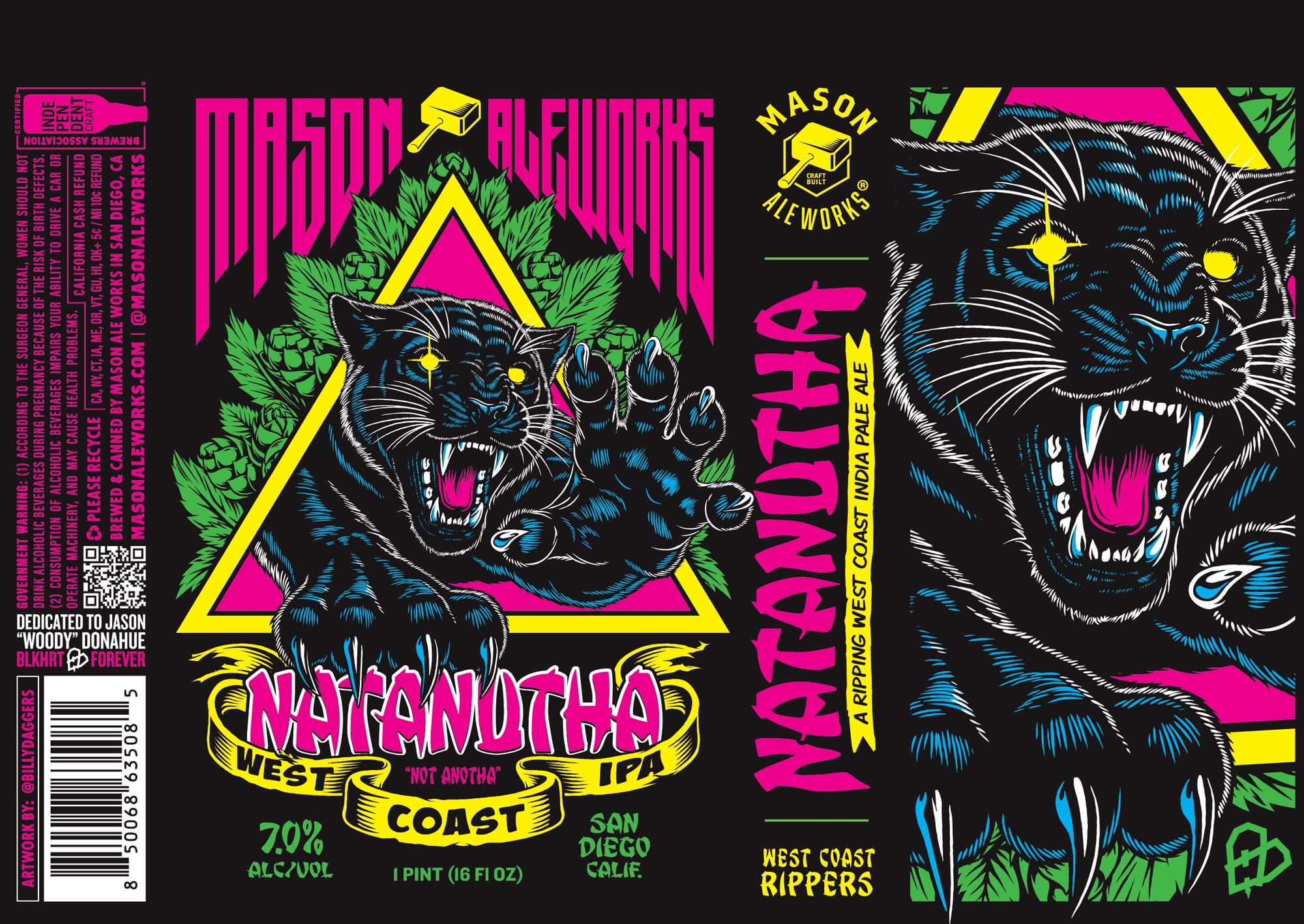 Natranotha by Mason Aleworks - beer label