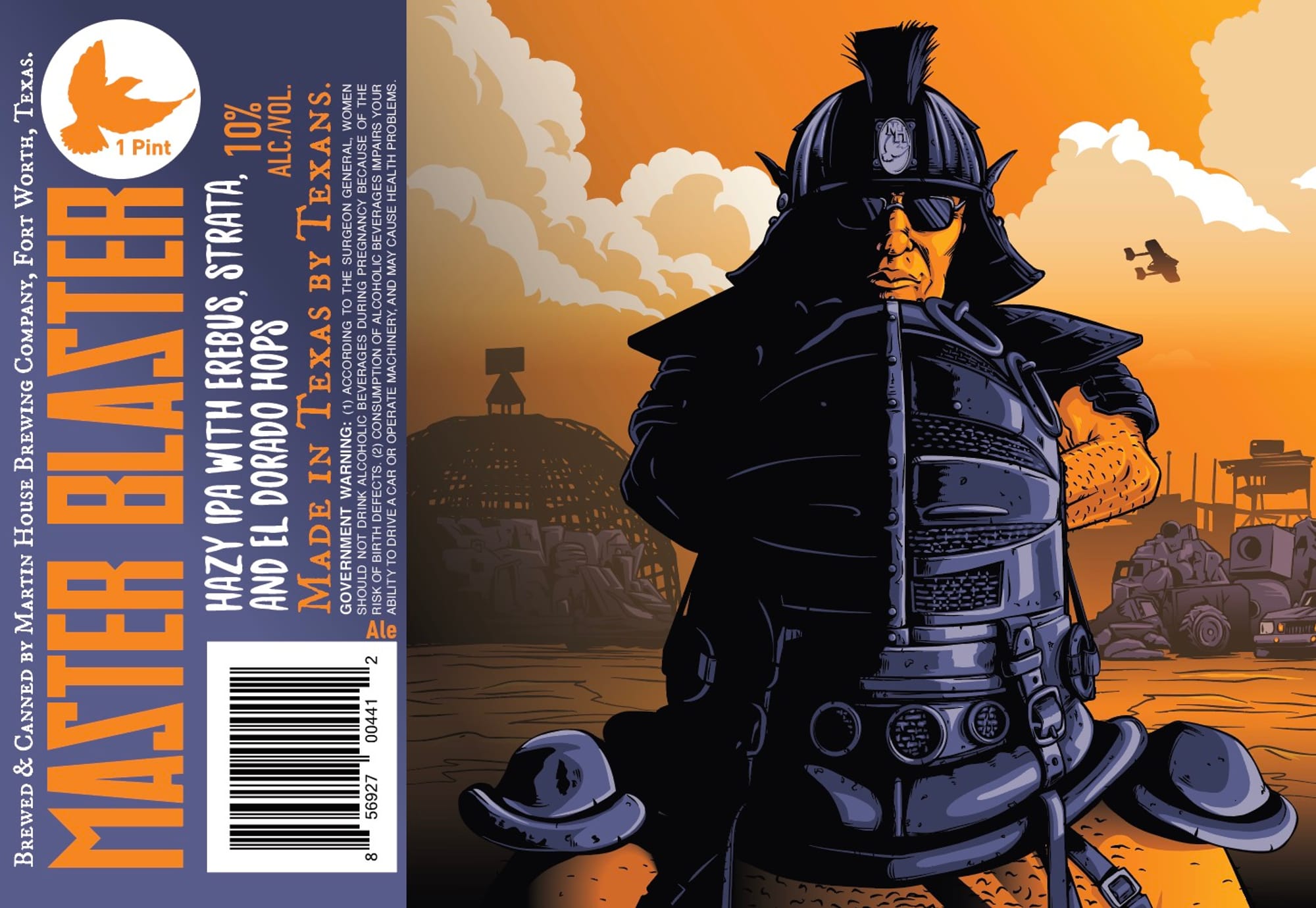 Master Blaster by Martin House Brewing Company - beer label