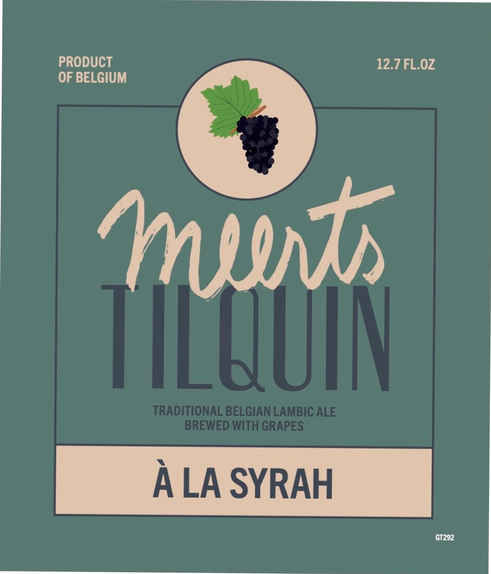 Meerts Tilquin À La Syrah by Brasserie Tilquin - beer label