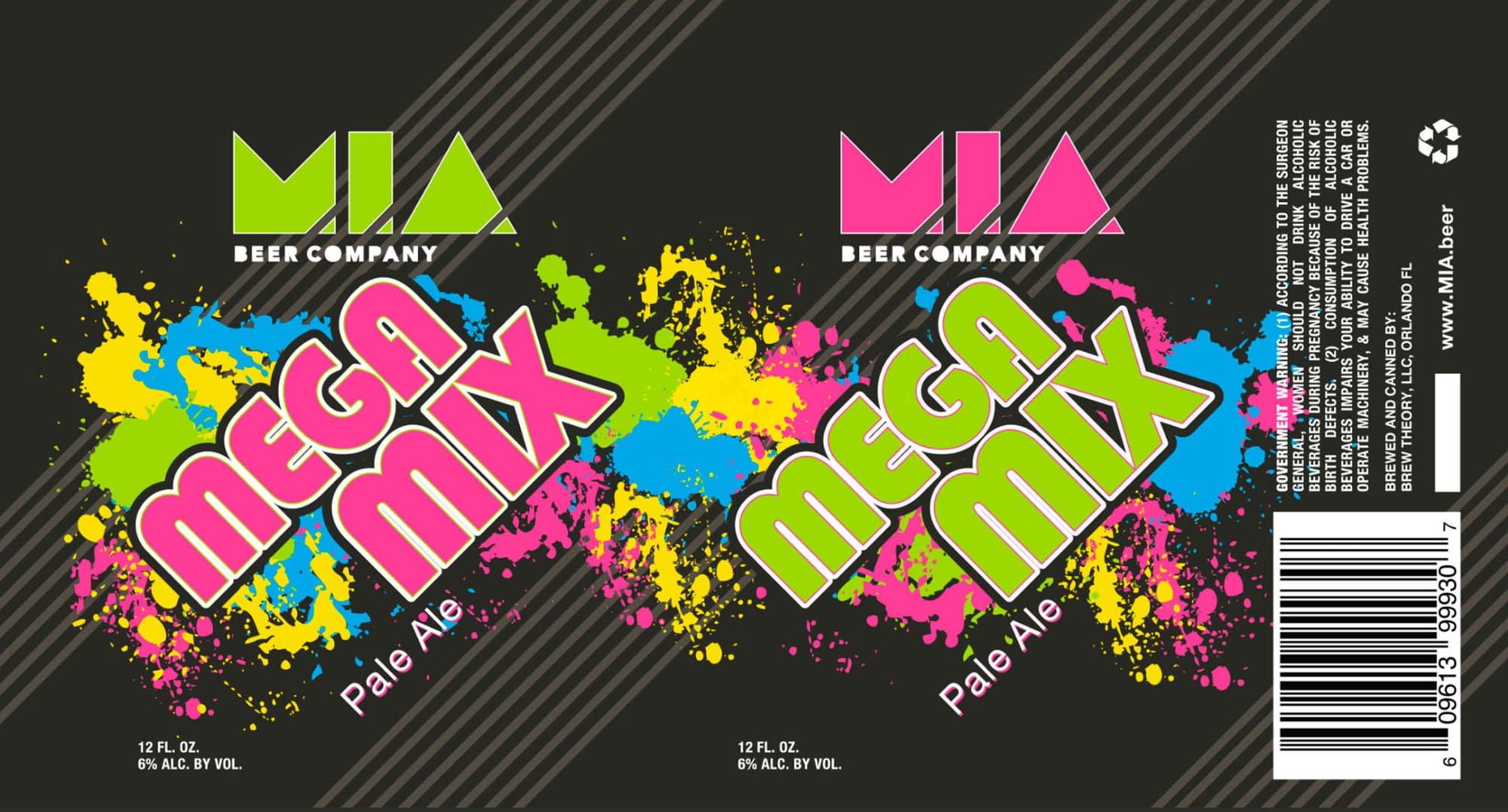 Mega Mix by MIA Beer Company - beer label