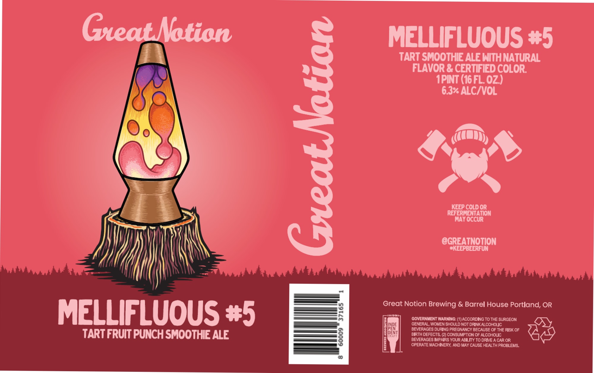 Mellifluous #5 by Great Notion Brewing - beer label