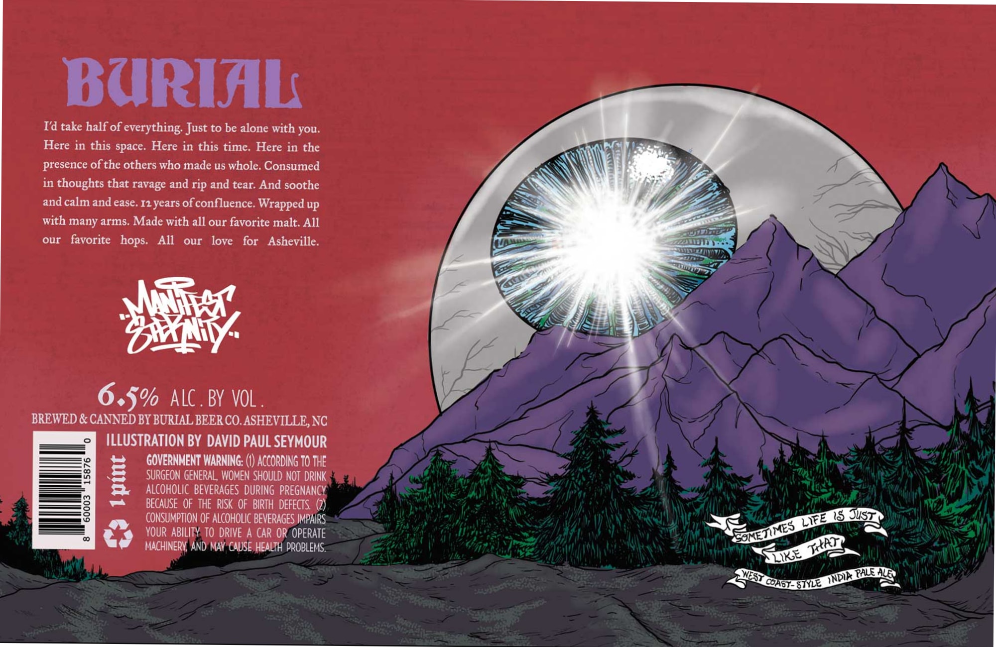 Memento Mori by Burial Beer Co. - beer label
