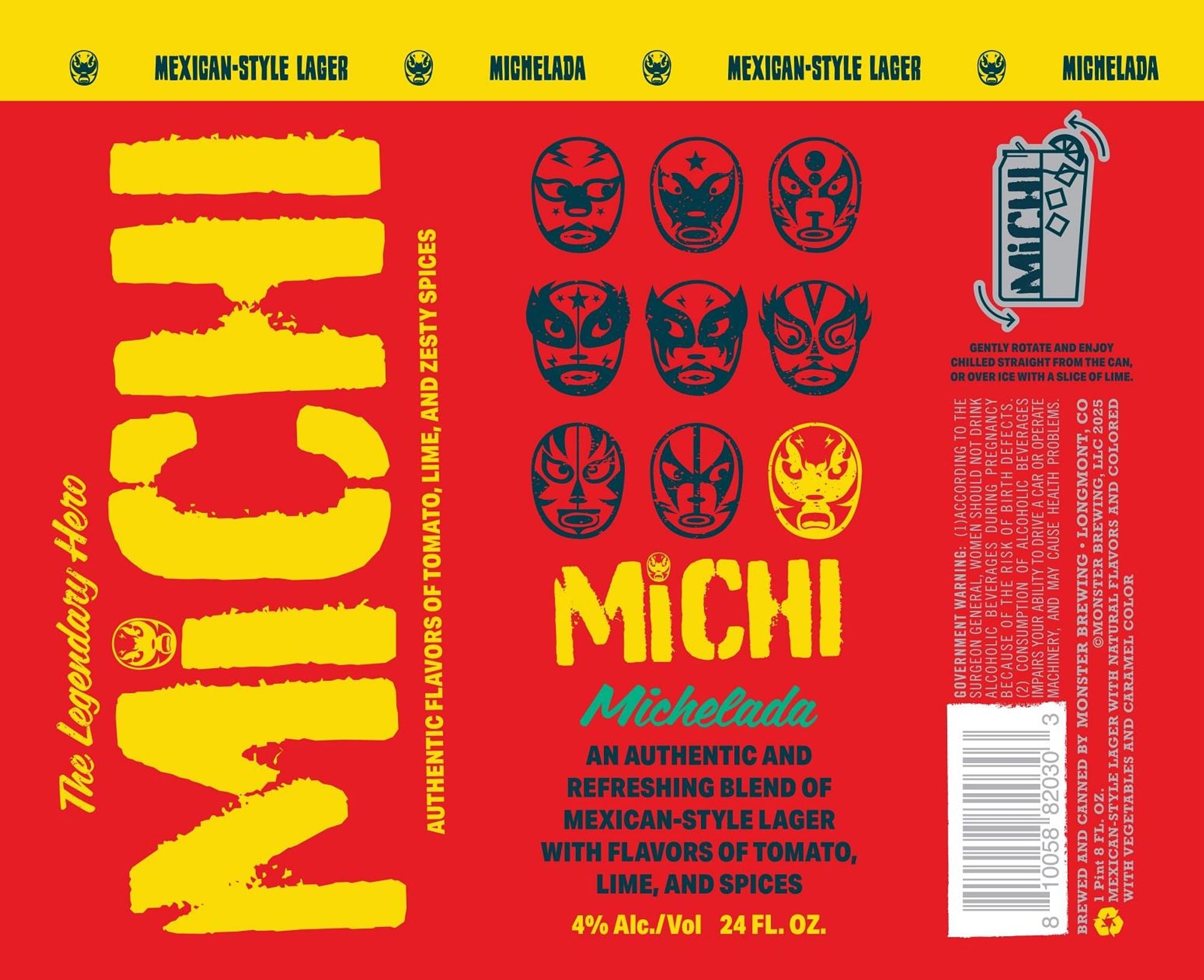 Michi Michelada by Left Hand Brewing Company - beer label