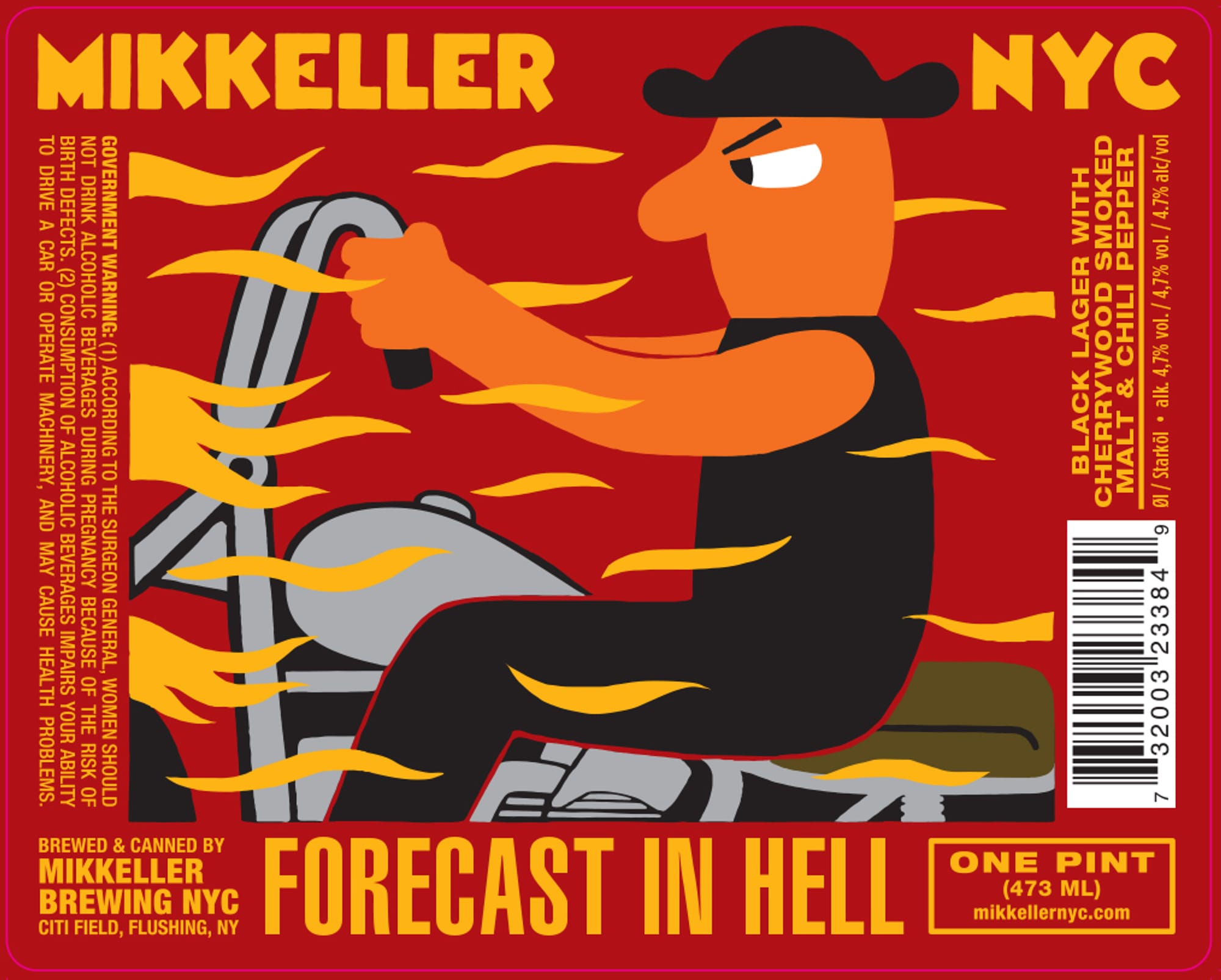 Forecast in Hell by Mikkeller NYC - beer label