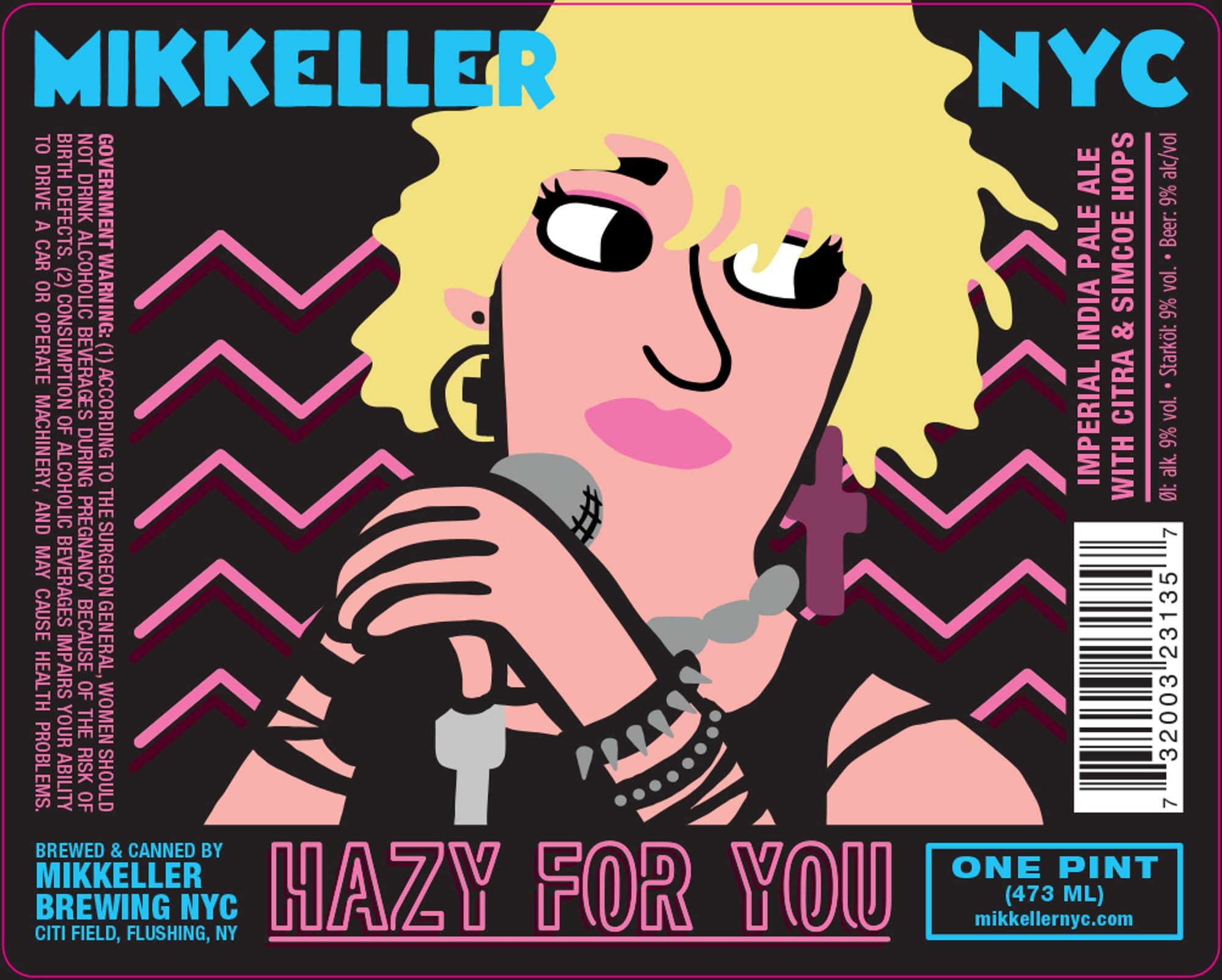 Hazy for You by Mikkeller NYC - beer label