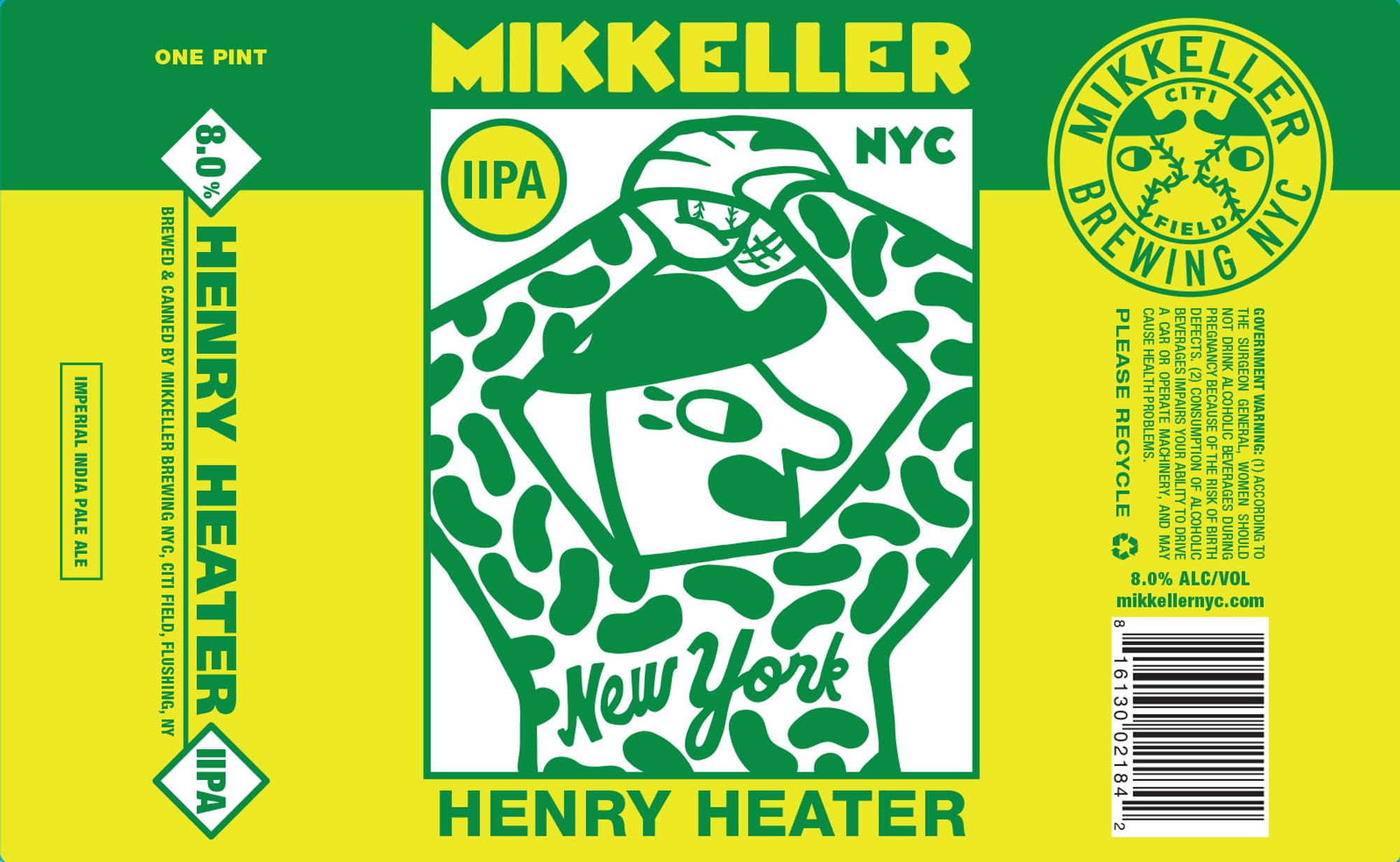 Henry Heater IPA by Mikkeller NYC - beer label