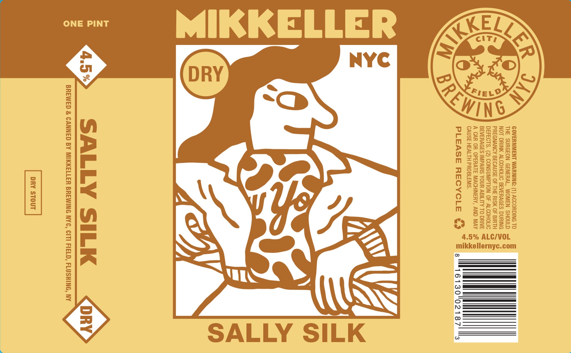 Sally Silk by Mikkeller NYC - beer label