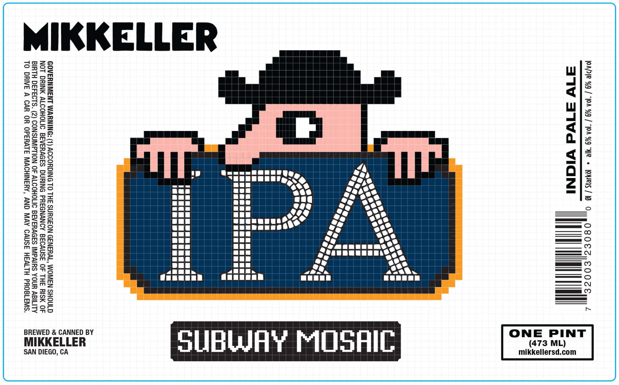 Subway Mosaic by Mikkeller - beer label