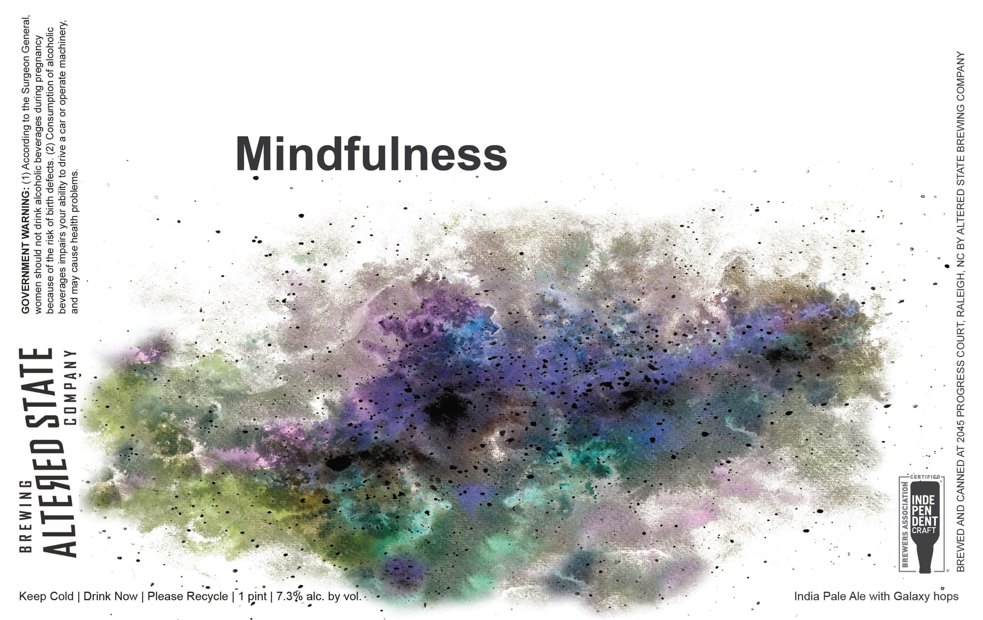 Mindfulness by Altered State Brewing Company - beer label