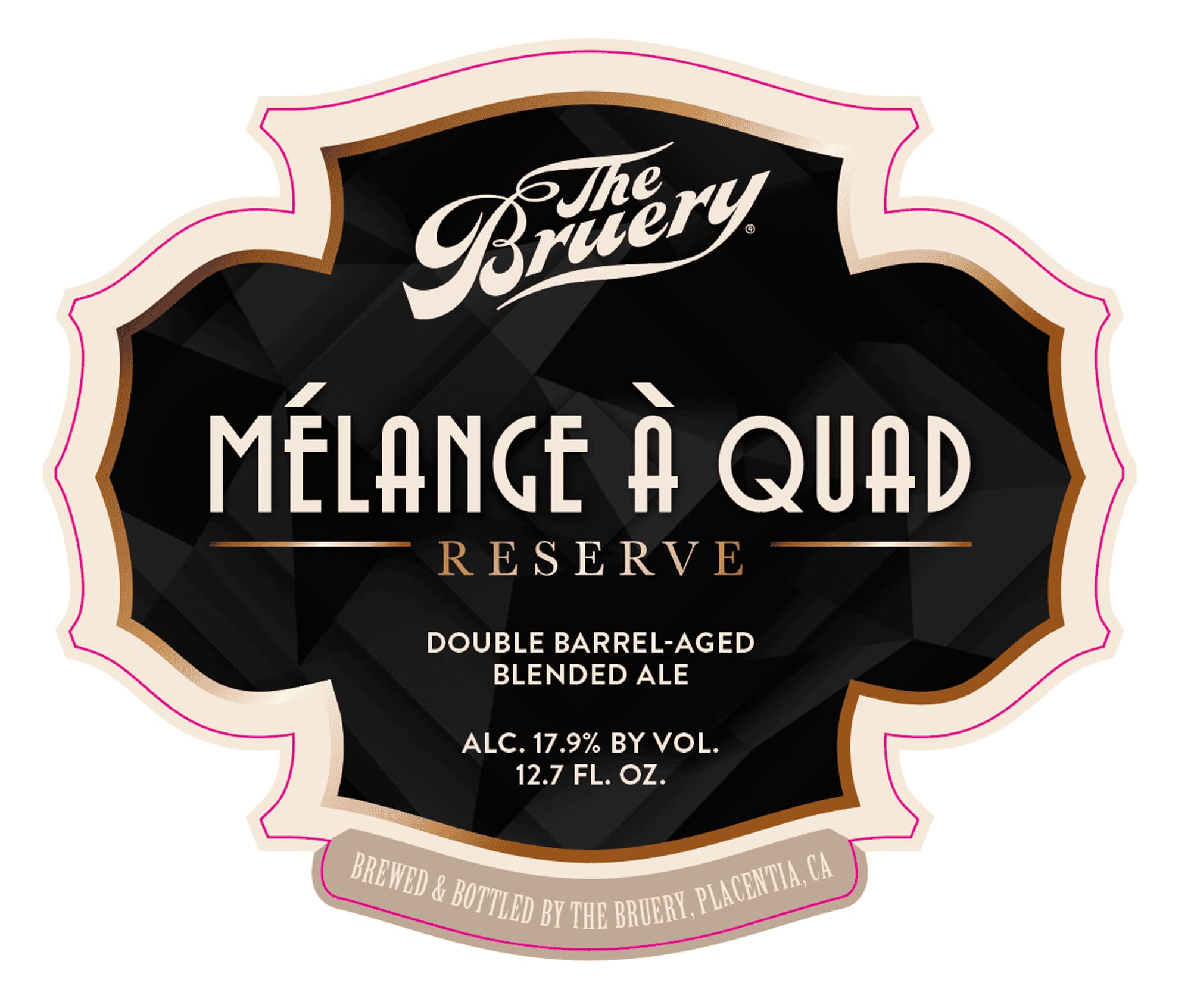Mélange à Quad Reserve by The Bruery - beer label