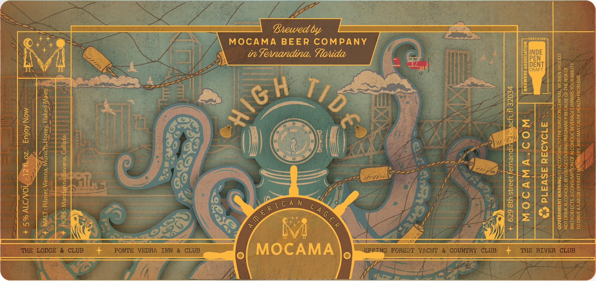 Hightide by Mocama Beer Company - beer label