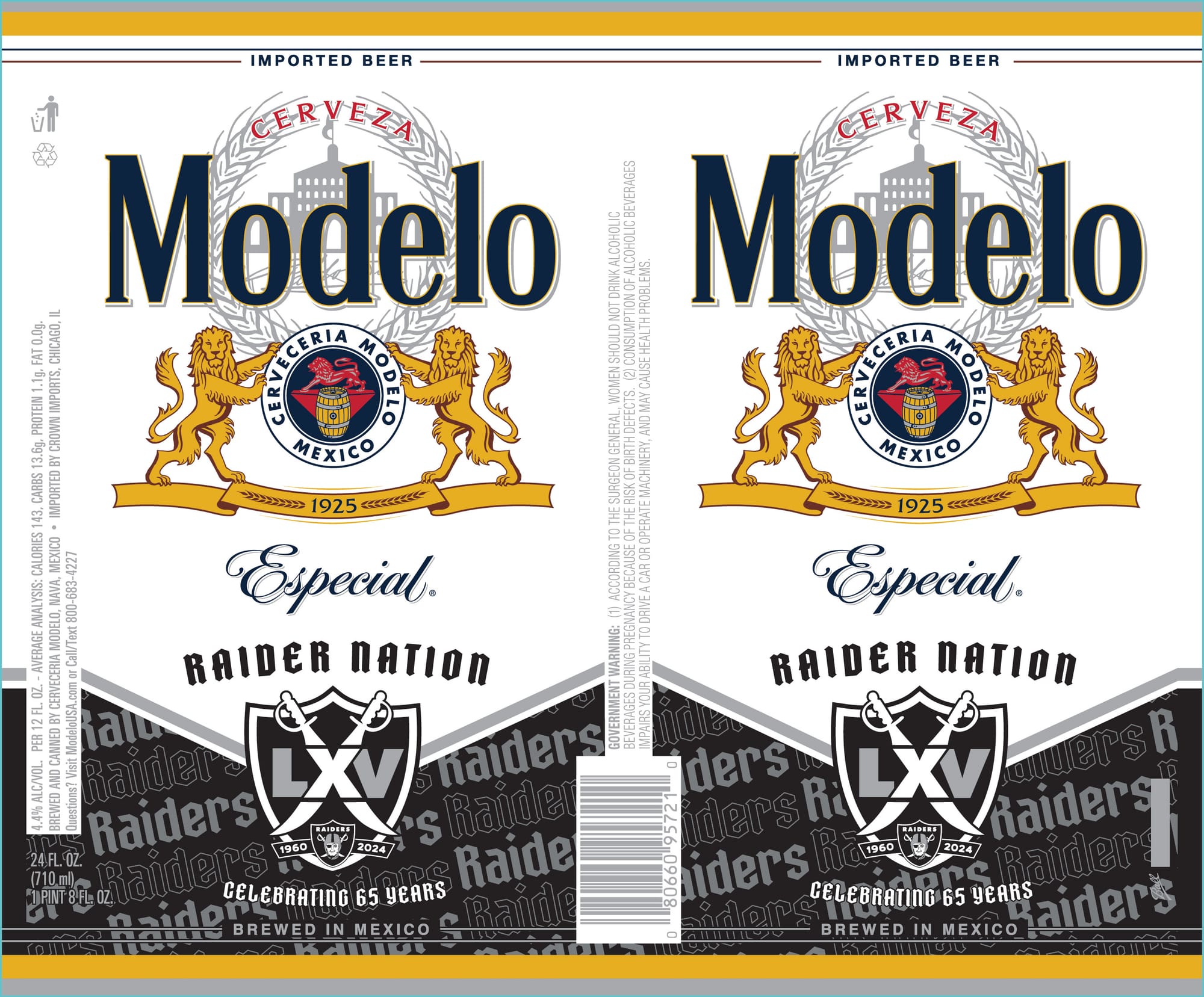 Modelo Especial by Cerveceria Modelo - beer label