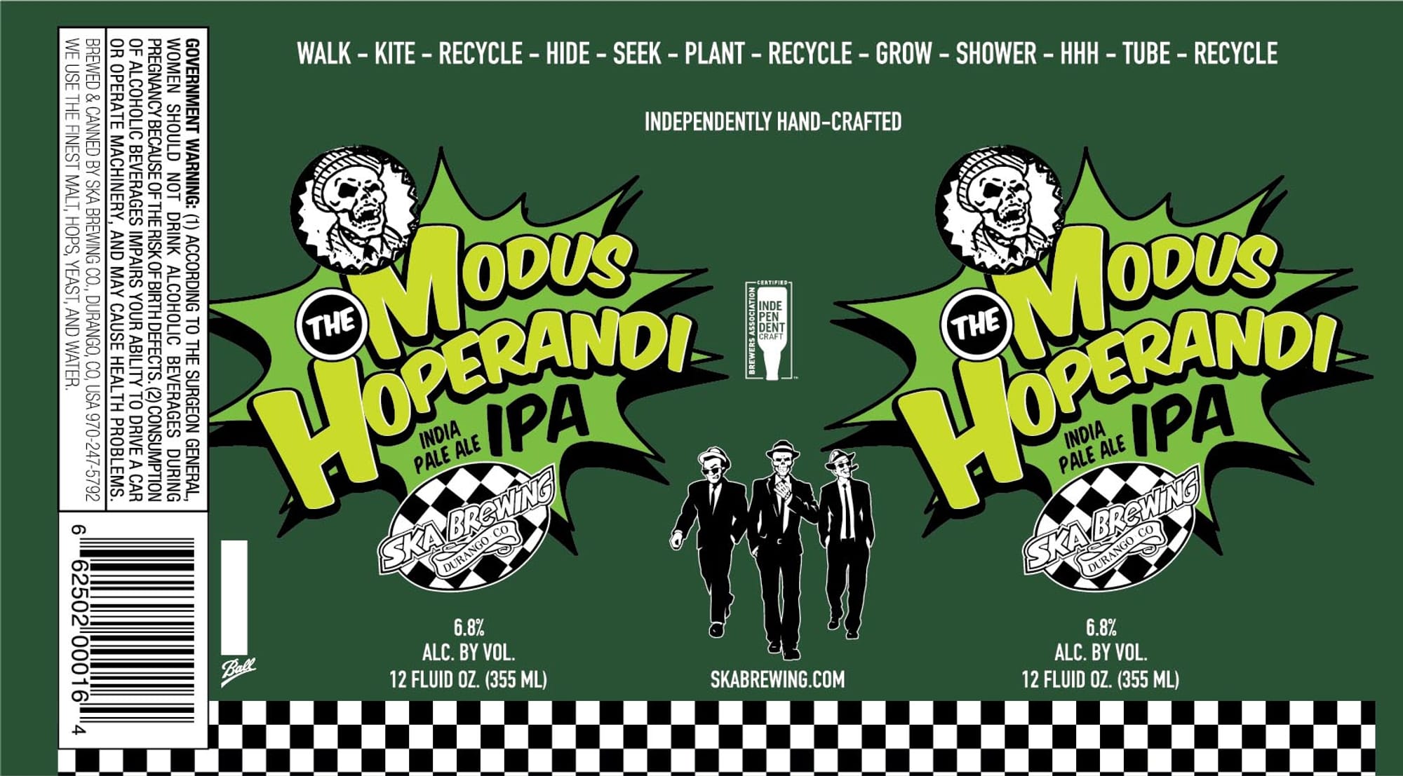 Modus Hoperandi by Ska Brewing - beer label