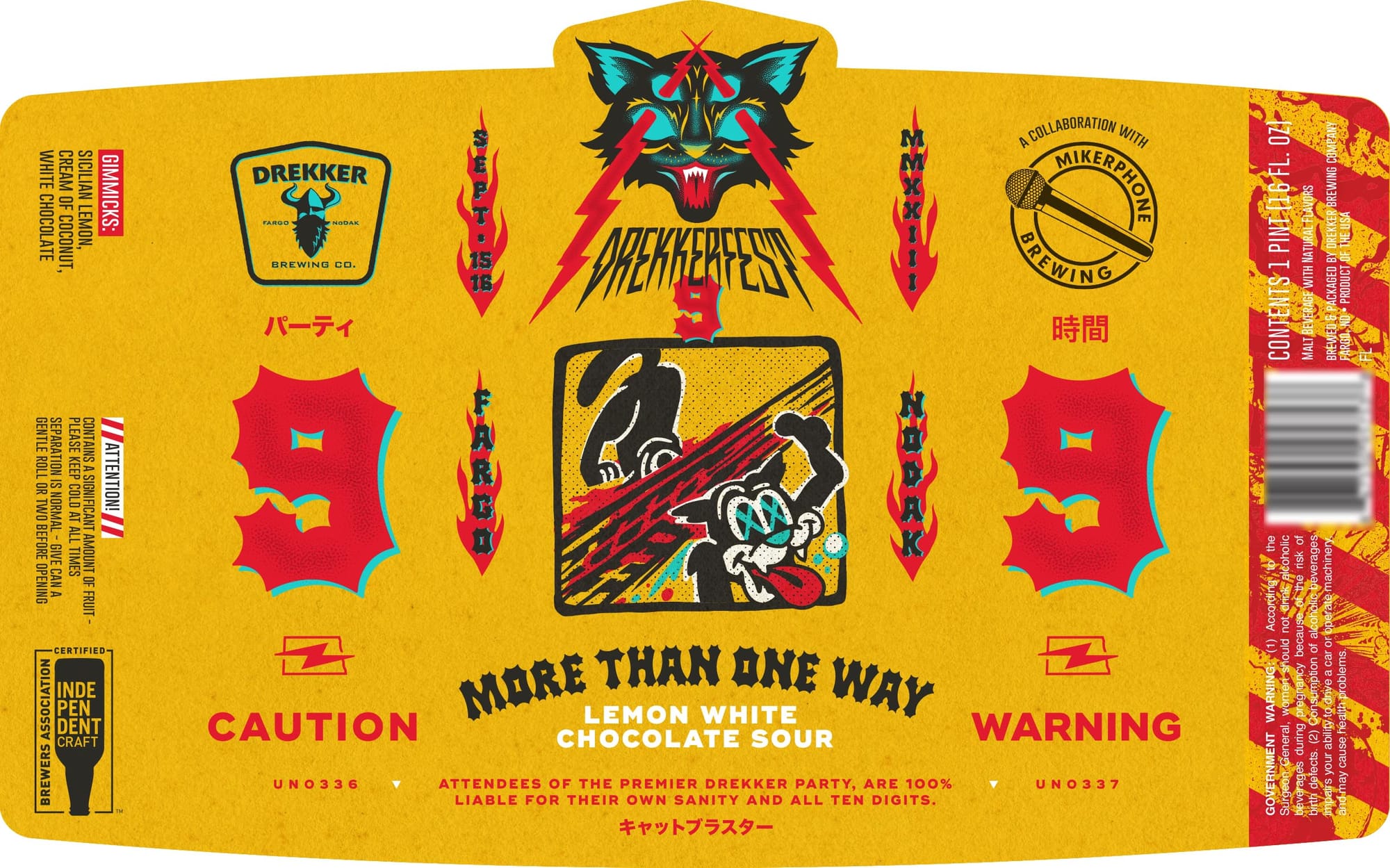 More Than One Way by Drekker Brewing Co. - beer label