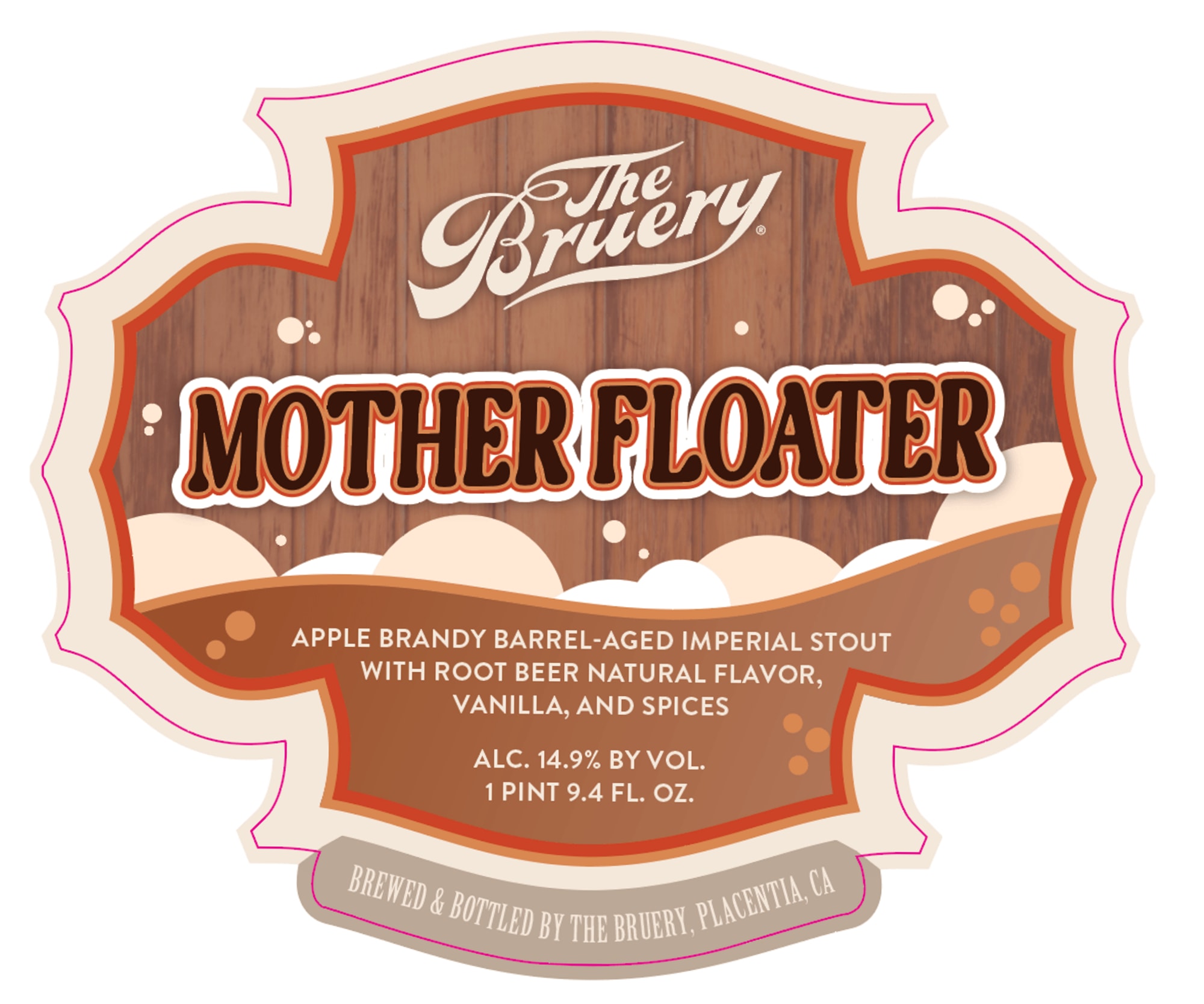 Mother Floater by The Bruery - beer label