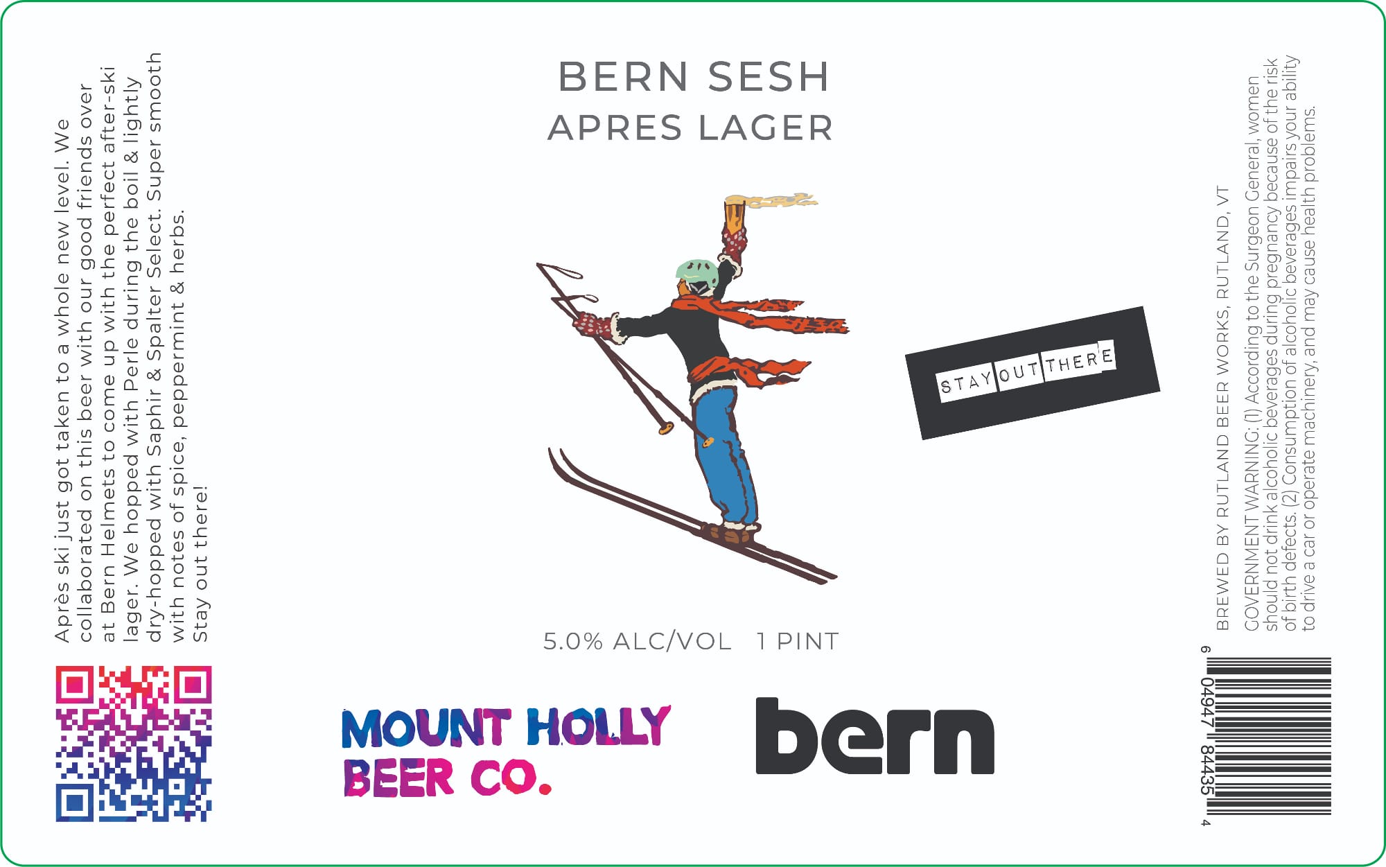 Bern Ses by Mount Holly Beer Co. - beer label