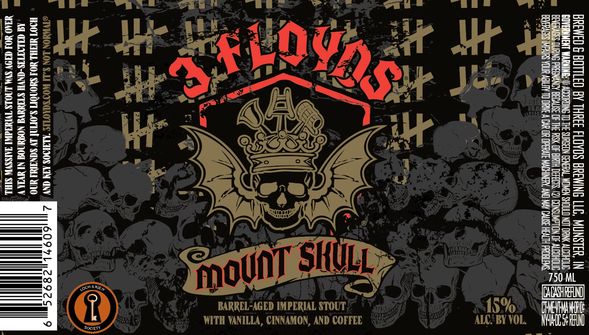 Mount Skull by Three Floyds Brewing - beer label
